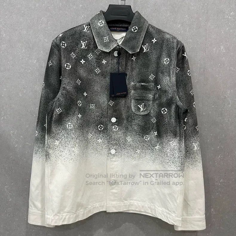 Louis Vuitton Louis Vuitton Grey and white starry sky gradient aged flow Size US S / EU 44-46 / 1 - 1 Thumbnail