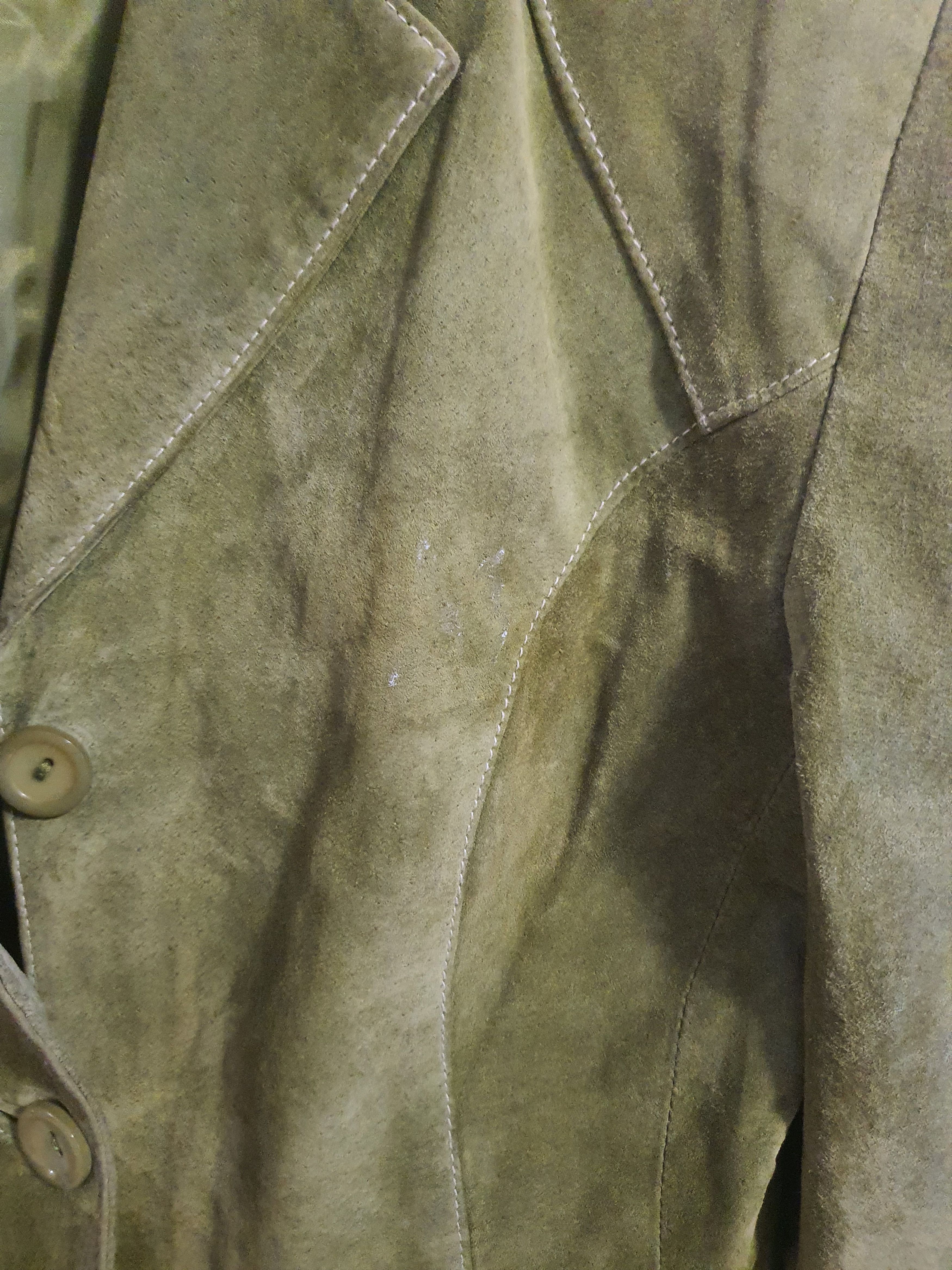 Genuine Leather Suede Leather Blazer Sports Coat Jacket - Boho - Sz EU 38 Size M / US 6-8 / IT 42-44 - 8 Thumbnail
