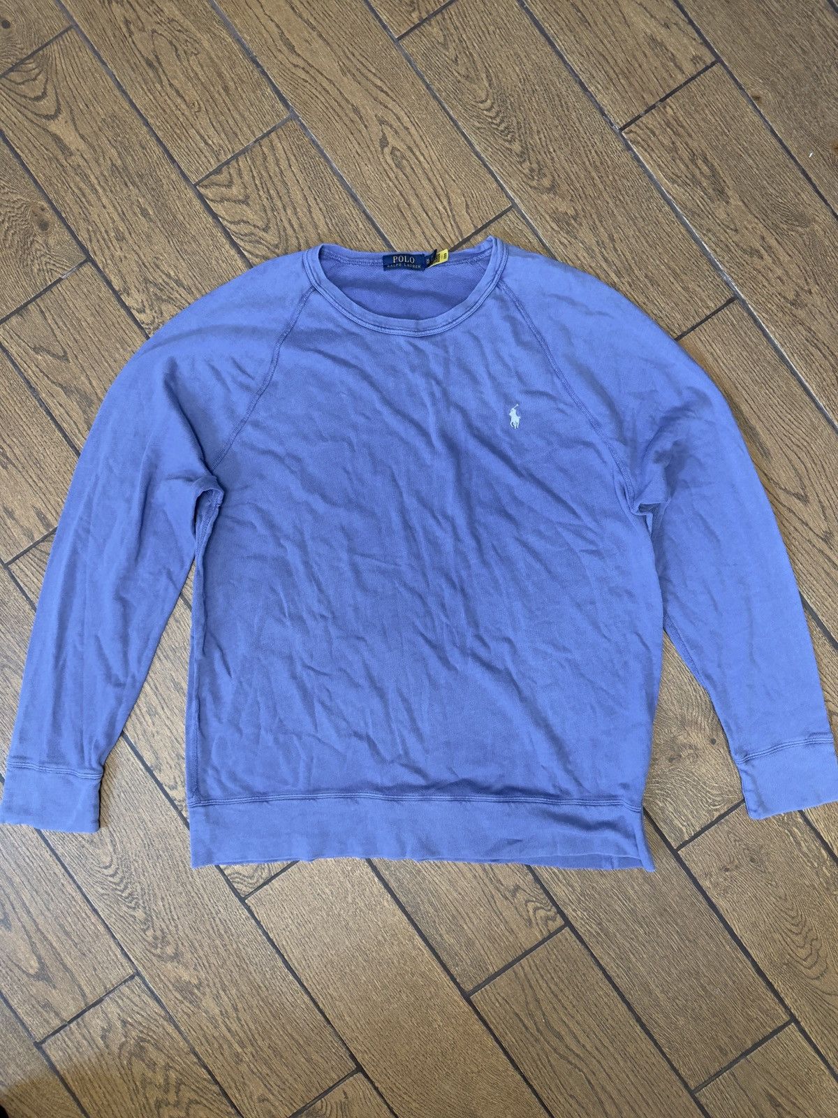 Japanese Brand × Polo Ralph Lauren Vintage Polo Ralph Lauren distressed cotton sweatshirt Size US XL / EU 56 / 4 - 1 Thumbnail