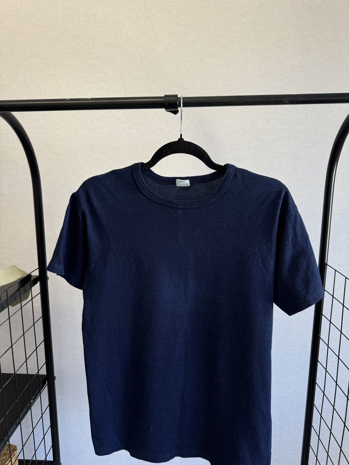 3sixteen 3Sixsteen wash indigo blue made in USA basic tee shirt Size US M / EU 48-50 / 2 - 3 Thumbnail