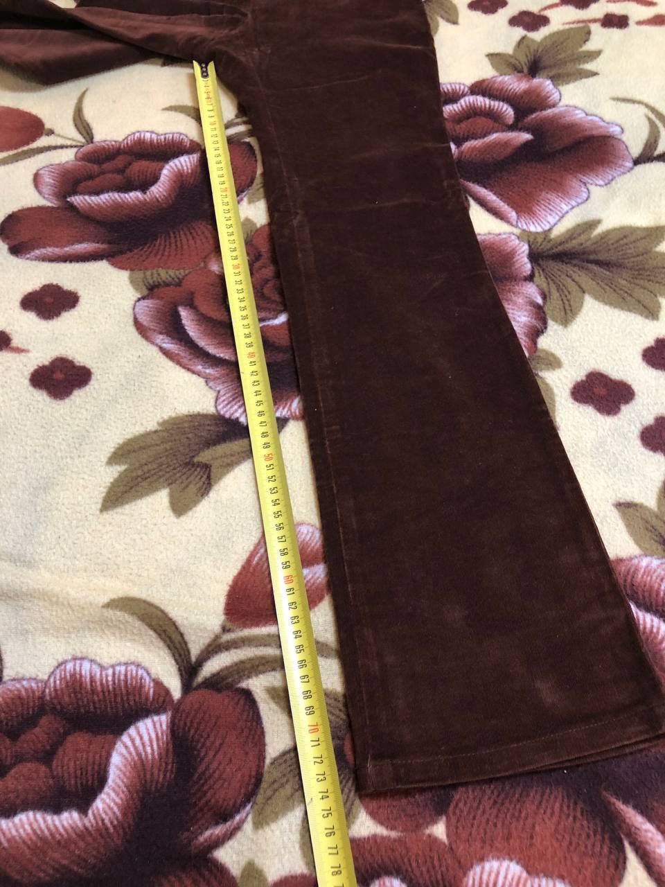Dolce & Gabbana Dolce & Gabbana Vintage Velvet Bootcut Pants Size 28" / US 6 / IT 42 - 8 Thumbnail