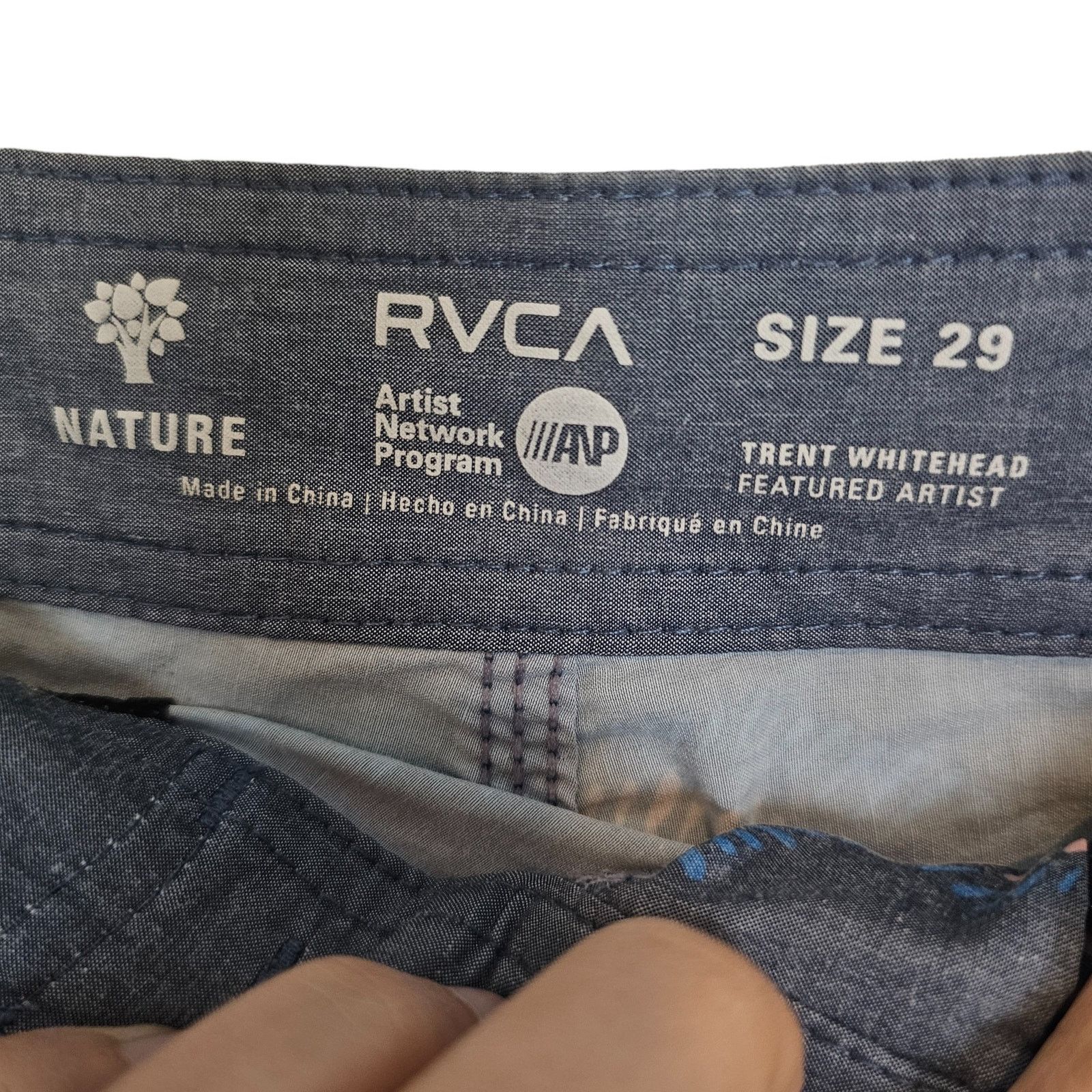 RVCA RVCA Mens Trent Whitehead Flicker Swim Trunks 29 Hybrid Surf Size US 29 - 4 Thumbnail