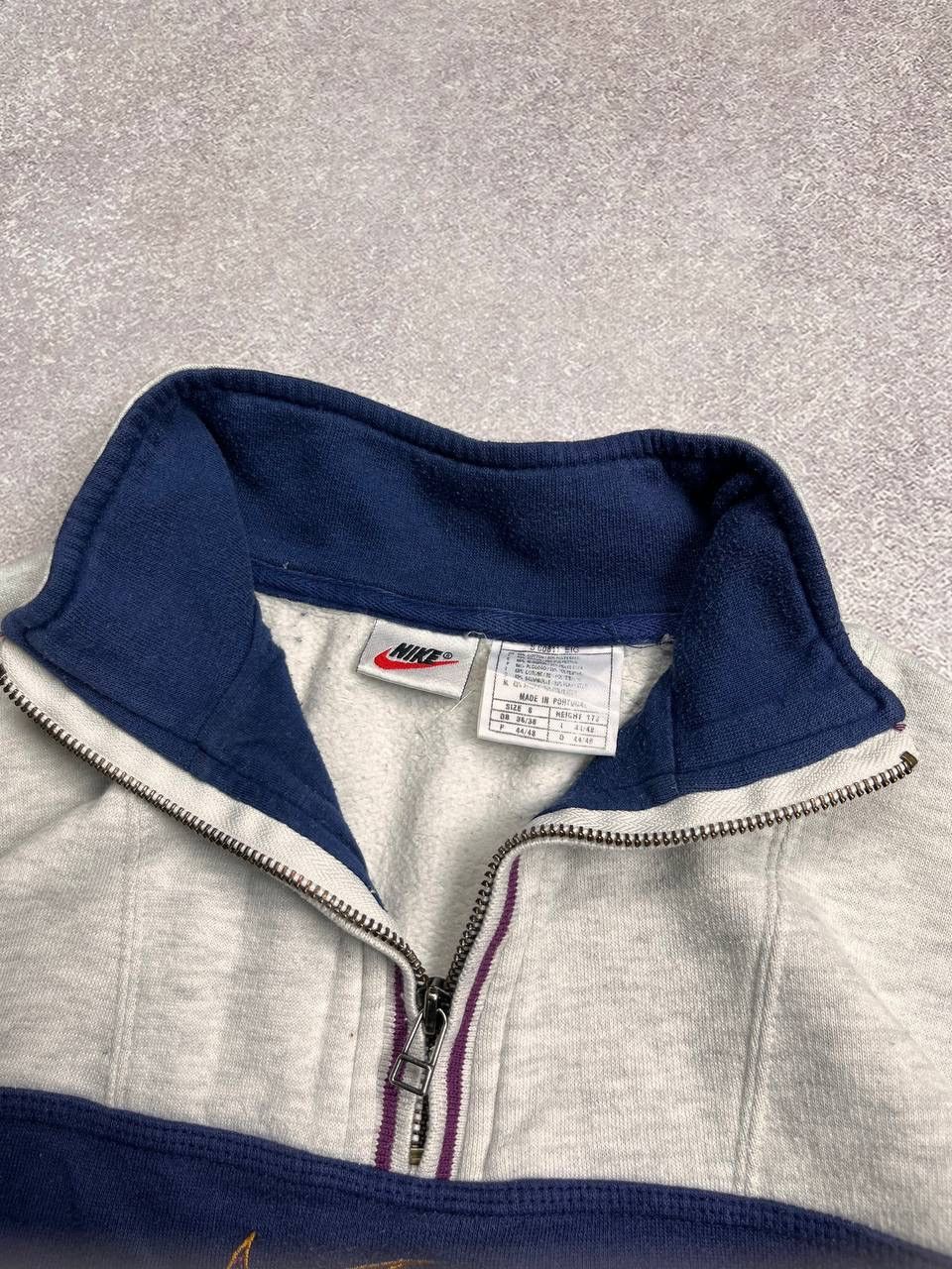 Nike VINTAGE 90s NIKE OREGON BOXY COTTON QUARTER ZIP JACKET S Size US S / EU 44-46 / 1 - 4 Thumbnail