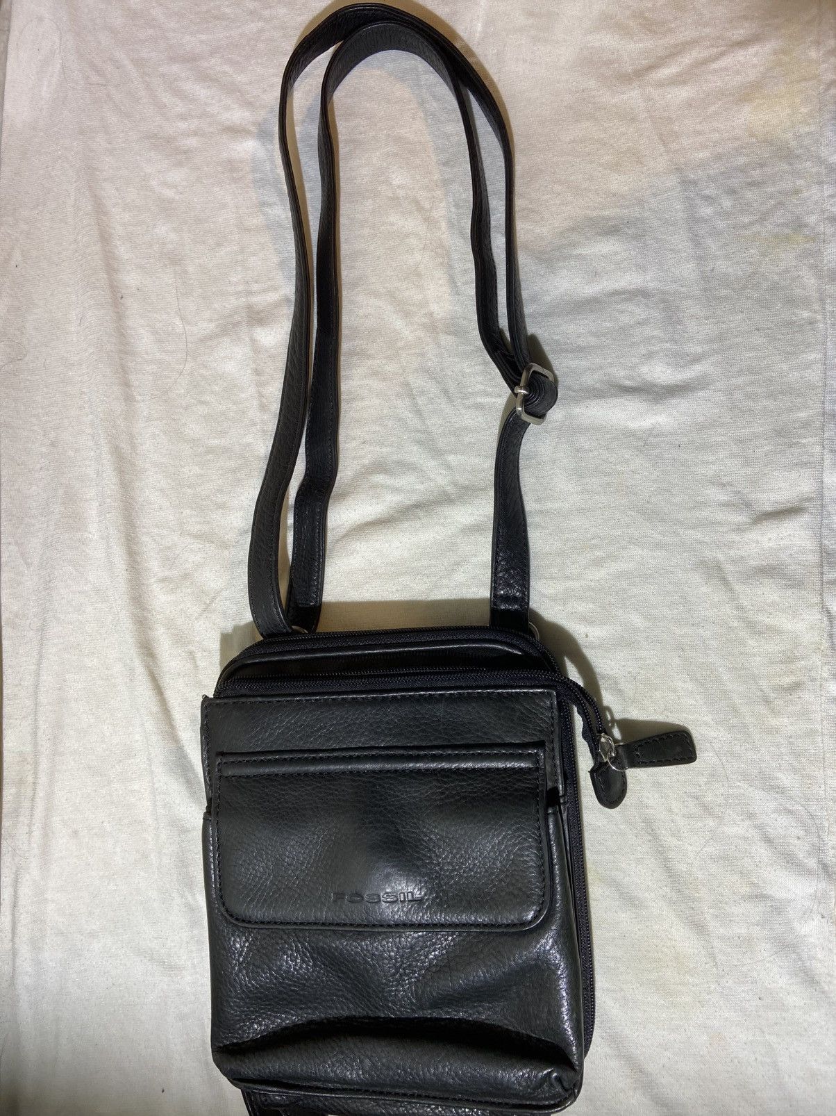 Fossil Fossil Black Leather Crossbody Bag Size ONE SIZE - 3 Thumbnail