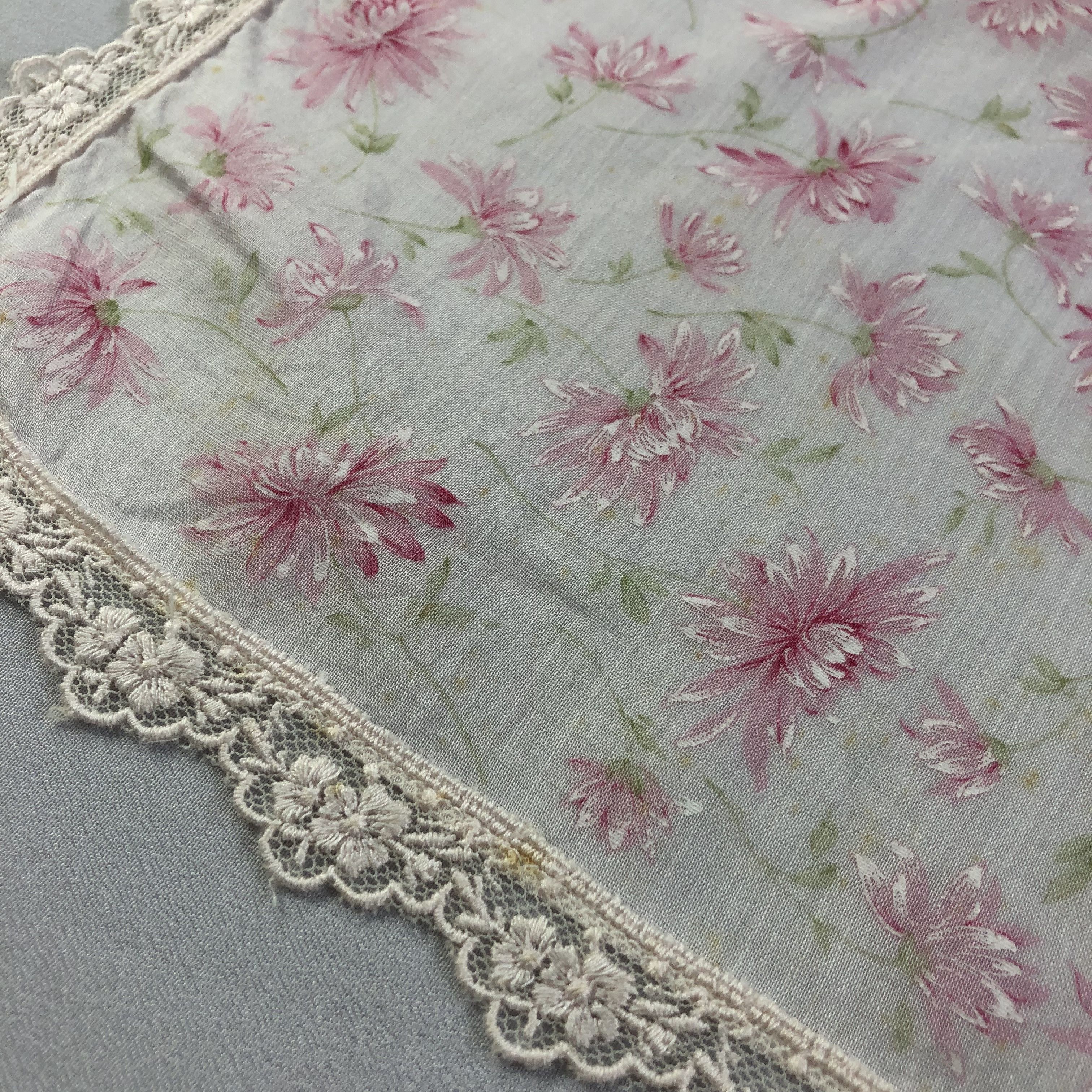 Nina Ricci Nina Ricci Floral Handkerchief Neckerchief Bandana H2004 Size ONE SIZE - 7 Thumbnail