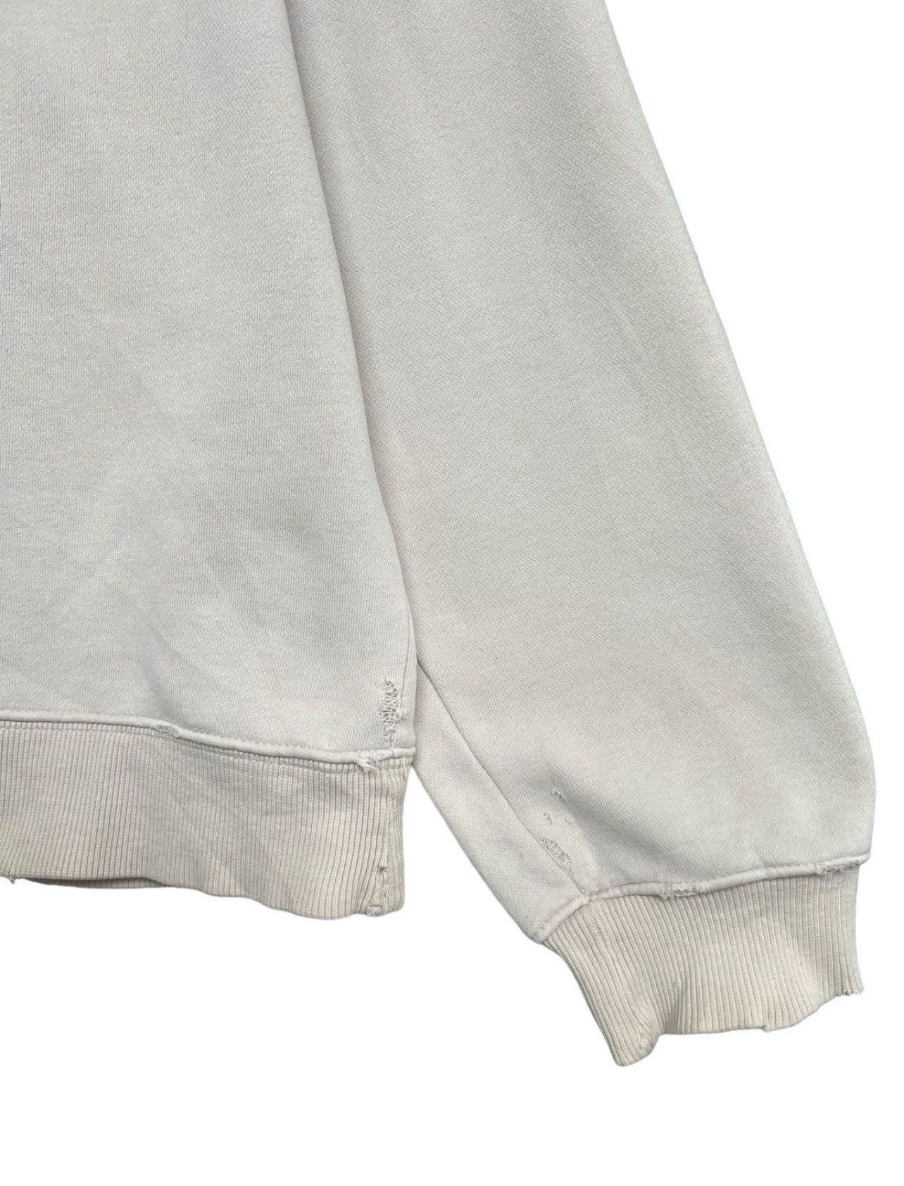Columbia Columbia Distressed Thrashed Beige Sweatshirt Oversized XL Size US XL / EU 56 / 4 - 6 Thumbnail