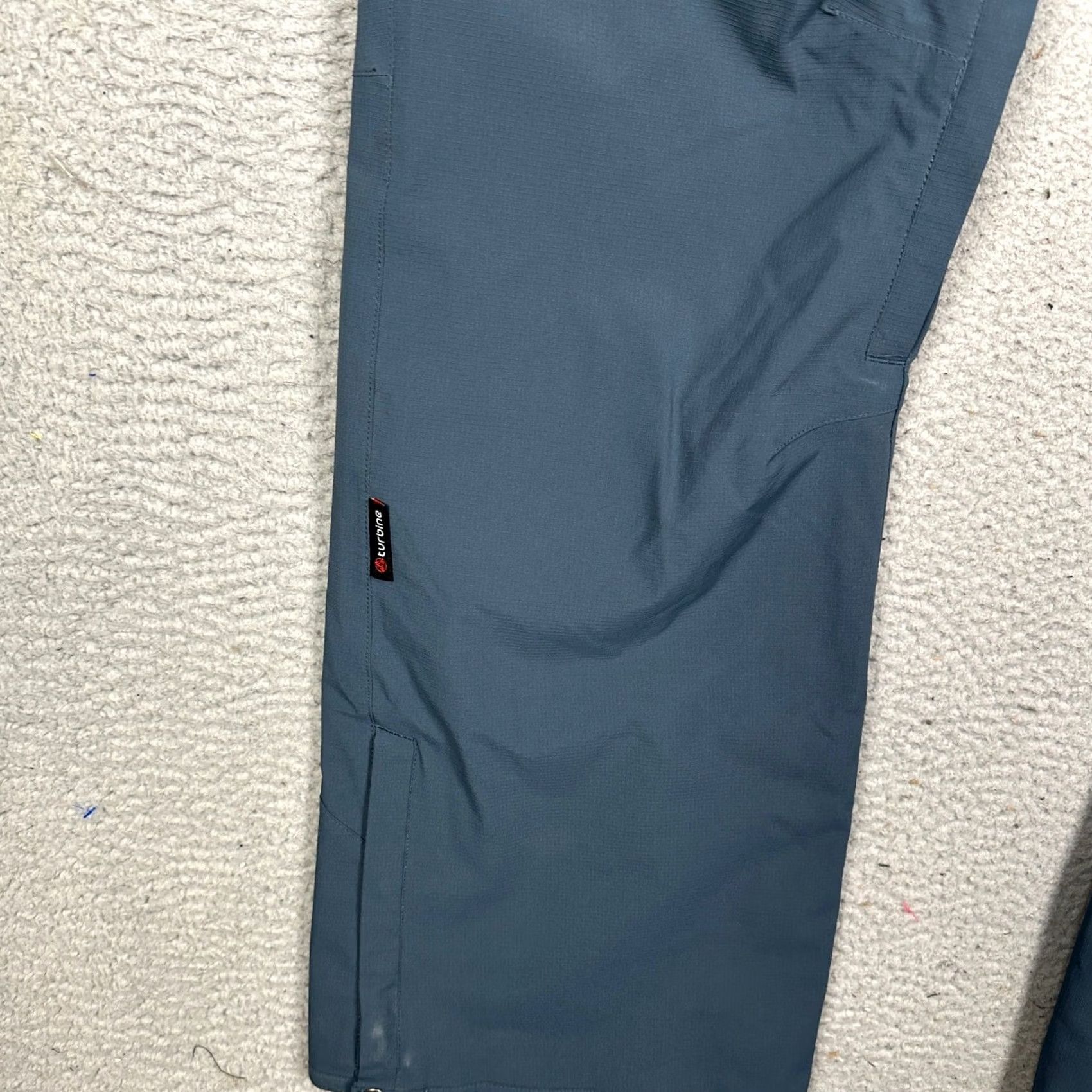 Vintage Turbine Snow Pants Mens XL Blue Ski Straight Waist Adjustable 5 Pocket EUC Size US 40 / EU 56 - 5 Thumbnail