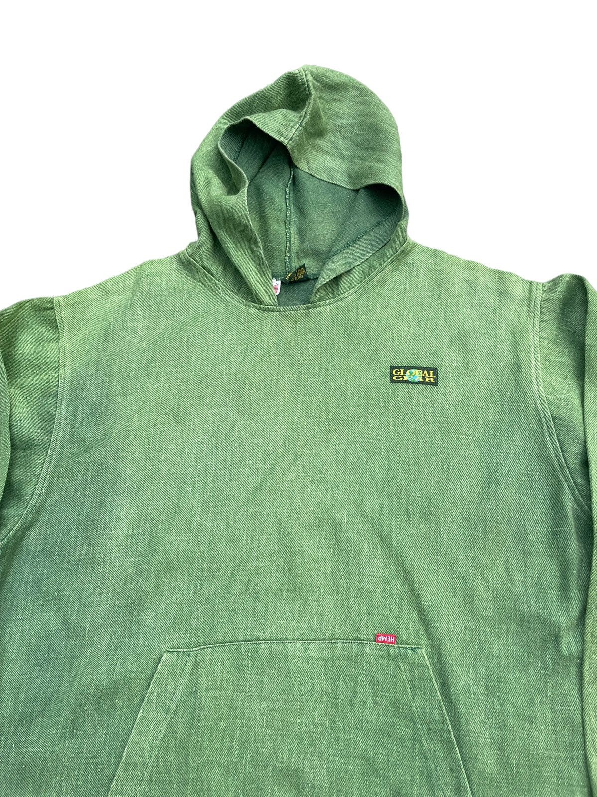 Vintage Vintage Global Gear Hemp Hoodie Size US XL / EU 56 / 4 - 3 Thumbnail