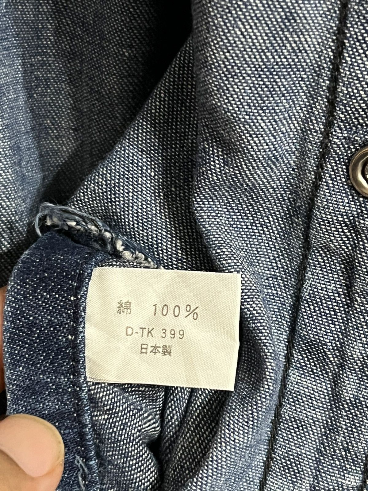 Blue Blue Japan × Japanese Brand Vintage blue blue Snap Button Denim Size US M / EU 48-50 / 2 - 11 Thumbnail