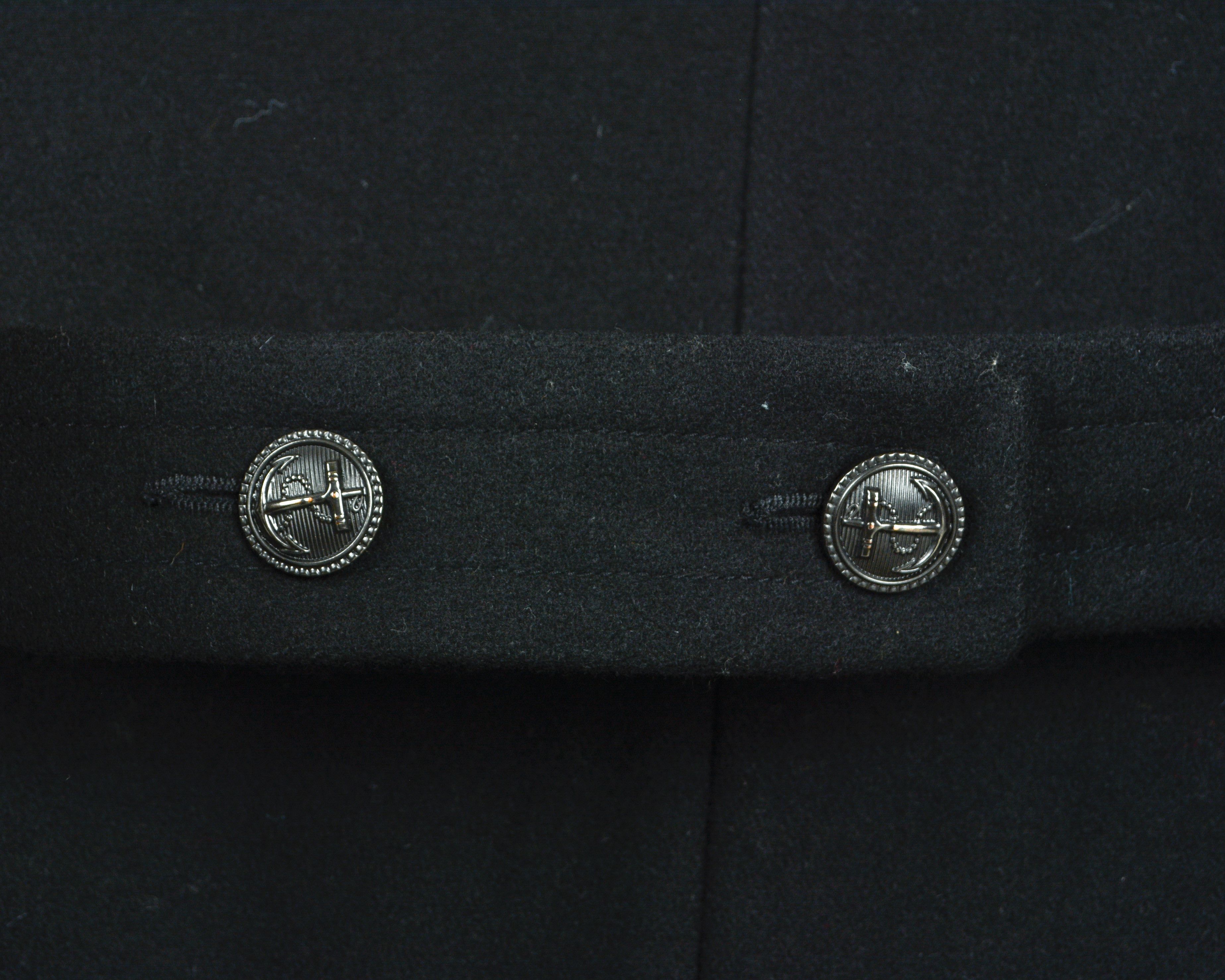 RRL Ralph Lauren Winter Wool Double breasted Coat Anchor Button Jacket Size US M / EU 48-50 / 2 - 5 Thumbnail