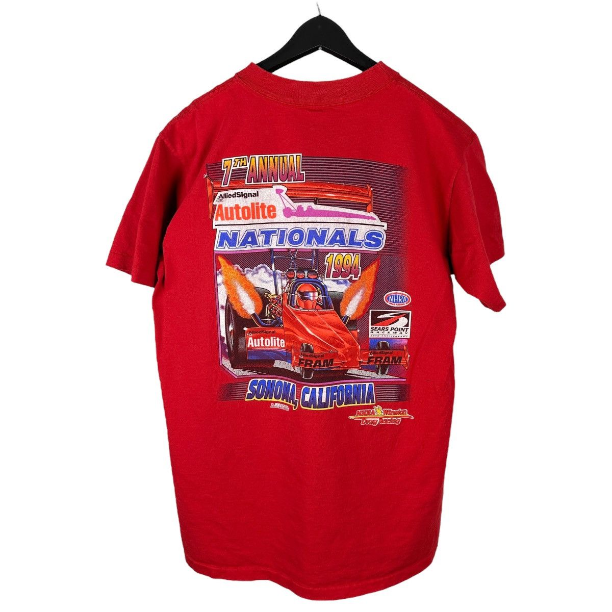 Vintage Vintage 90s Mopar Nationals NHRA Race Shirt Size US L / EU 52-54 / 3 - 2 Thumbnail