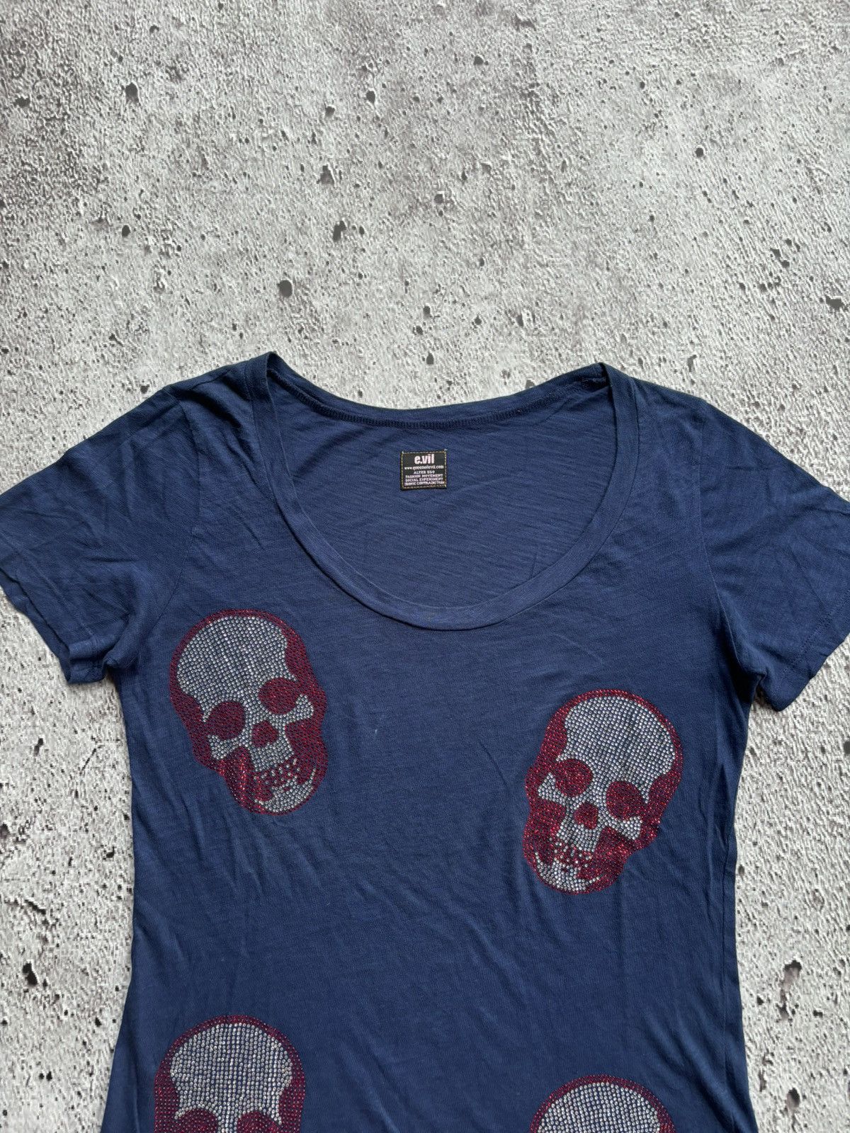 Seditionaries Y2k e.vil Skull Tshirt Size US S / EU 44-46 / 1 - 2 Thumbnail