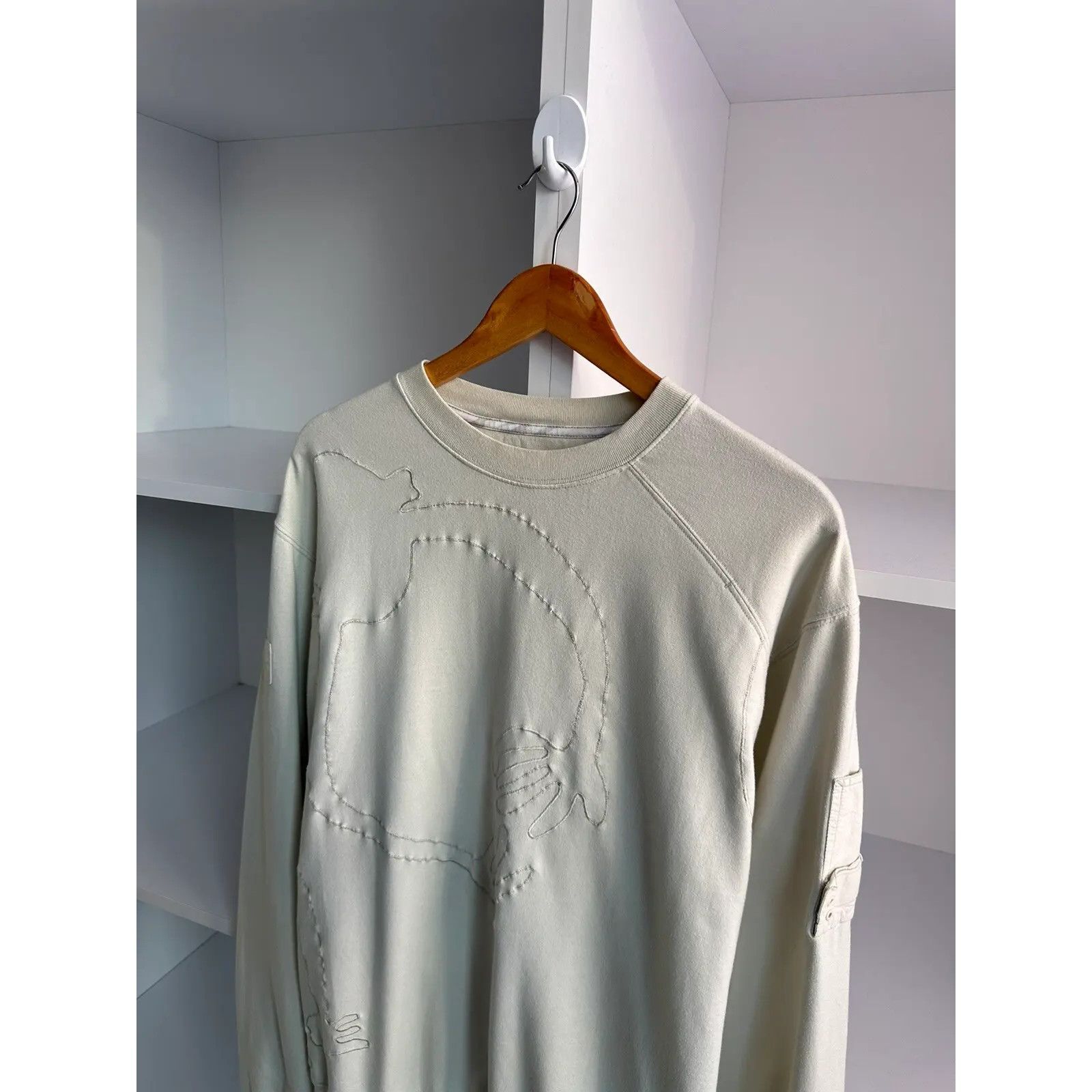 Maharishi VTG Maharishi Avant Garde Archival Beige Sweatshirt Size US M / EU 48-50 / 2 - 4 Thumbnail