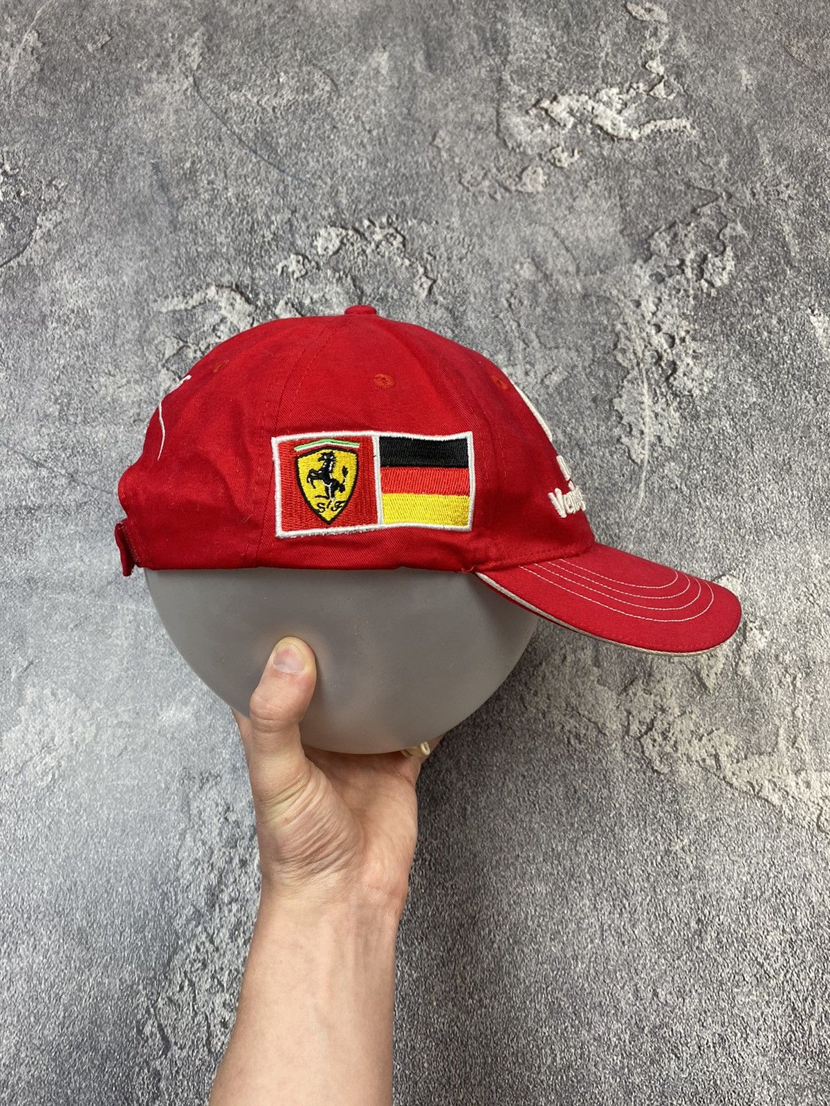 Ferrari Vintage 90s Ferrari Michael Schumacher Racing F-1 Cap Y2K Size ONE SIZE - 4 Thumbnail