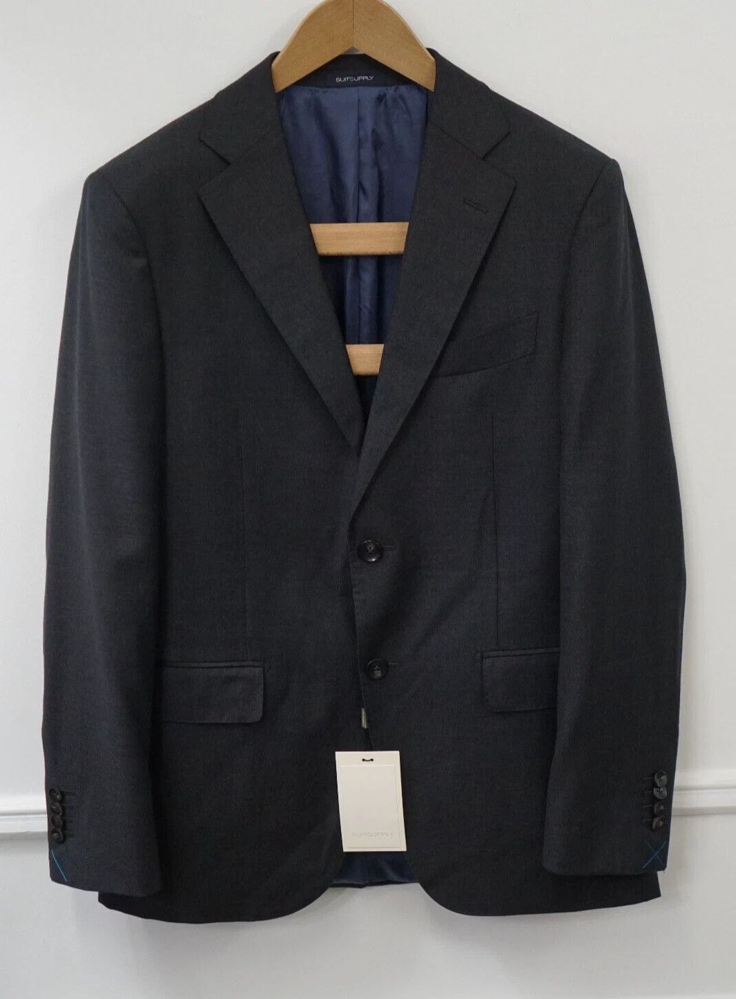 Suitsupply Men Suitsupply Blazer Napoli Single Breasted Reda Wool US40 Size 40R - 1 Thumbnail