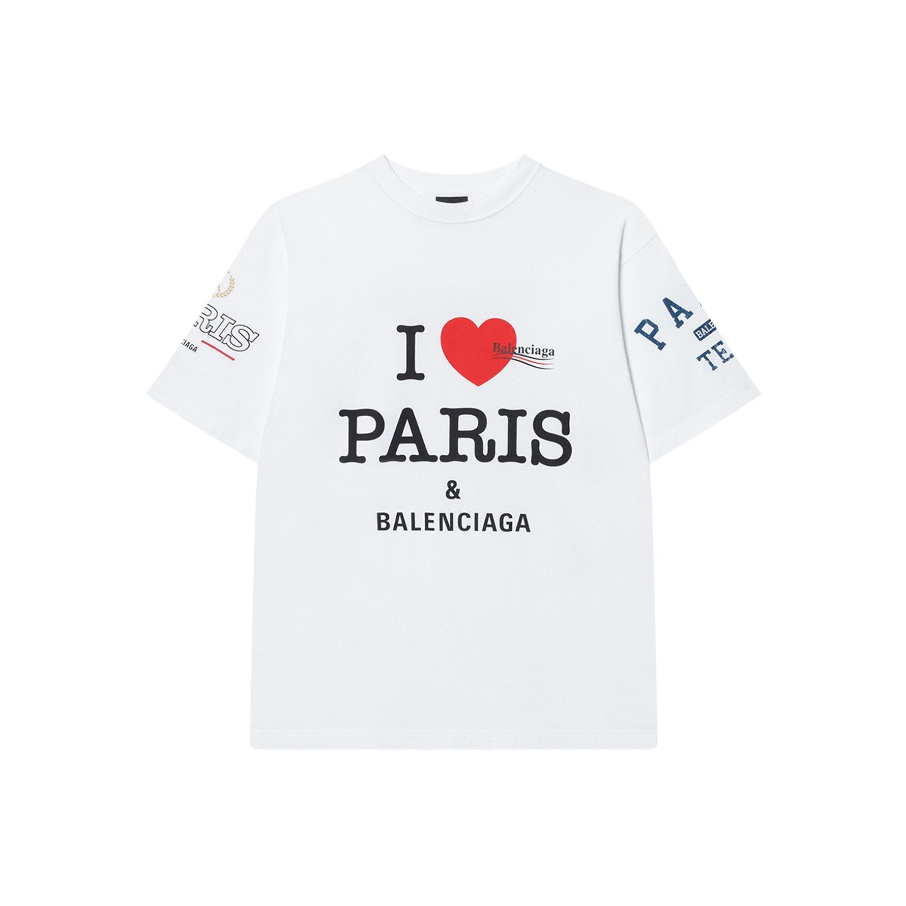 Balenciaga Balenciaga I Love Paris Short Sleeve T-Shirt-yf | Grailed