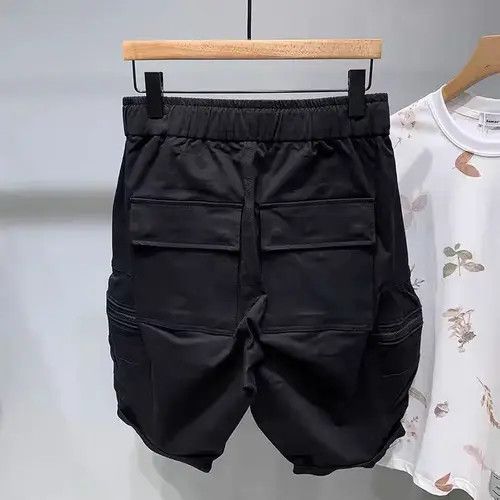 VIBE Modish Black Tactical Cargo Short Pants Shorts Size US 32 / EU 48 - 6 Thumbnail