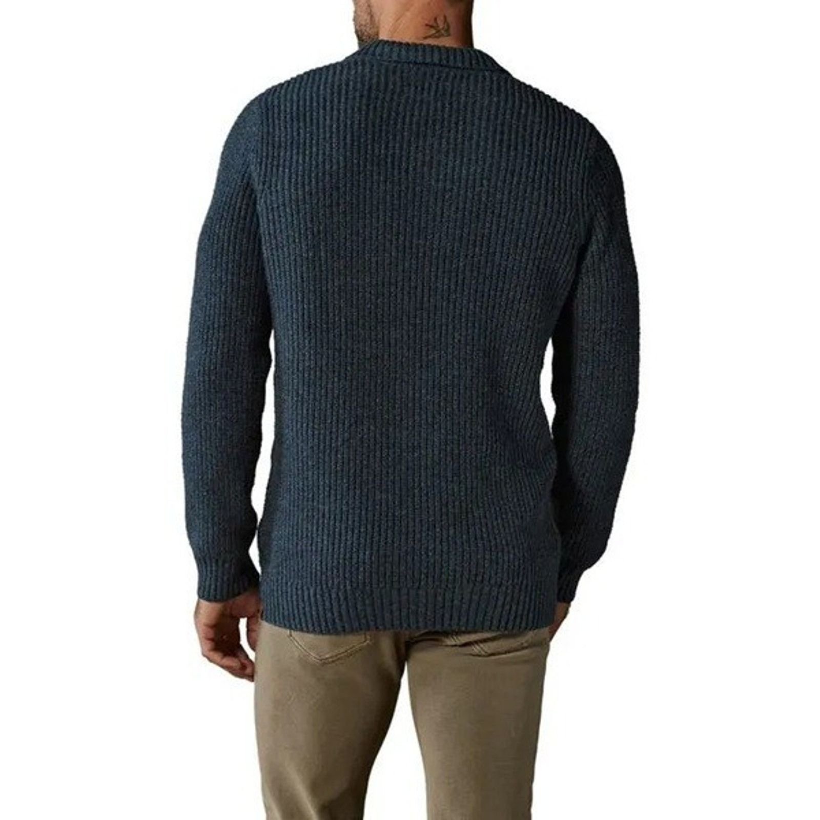 Other NWT The Normal Brand Marled Wool Sweater Steel Blue 2XL Size US XXL / EU 58 / 5 - 4 Thumbnail