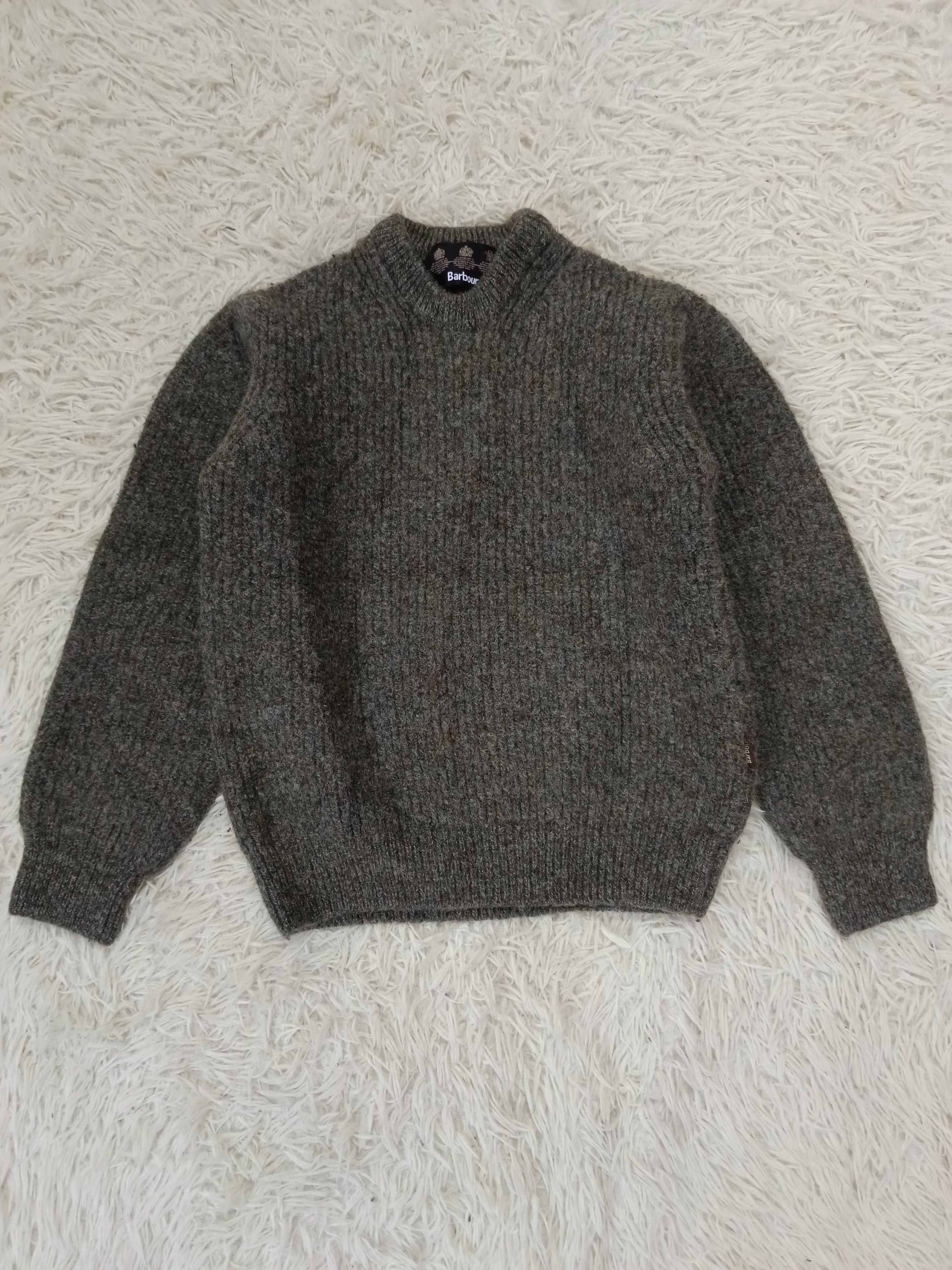 Barbour BARBOUR PURE WOOL CREW NECK SWEATER Size M / US 6-8 / IT 42-44 - 2 Thumbnail