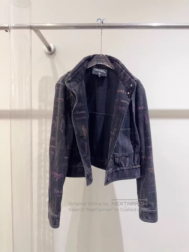 Chanel Chanel Full logo denim jacket Size M / US 6-8 / IT 42-44 - 6 Thumbnail
