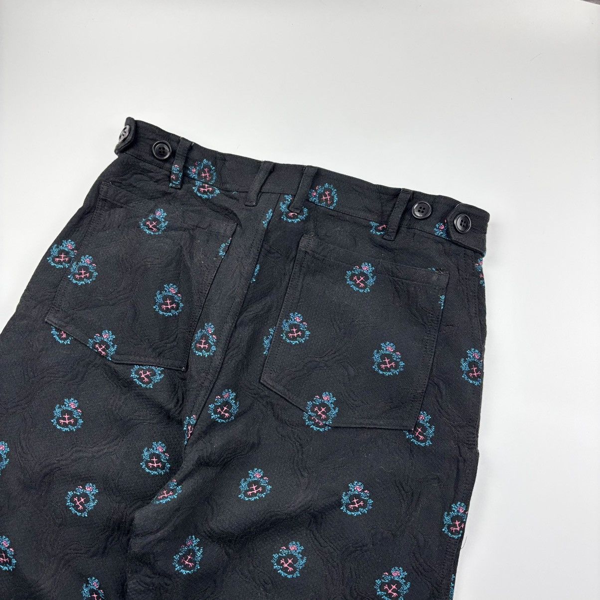 Comme des Garcons Comme des Garçons Embroidered Motif Trousers Size 29" - 4 Thumbnail
