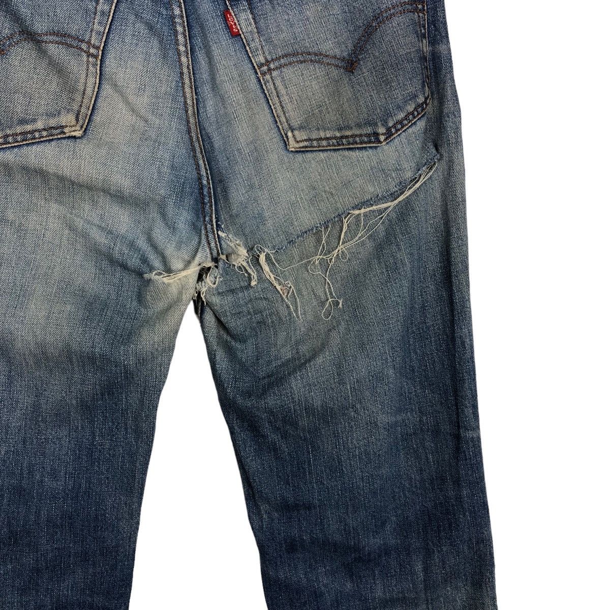 Levi's Made & Crafted 🔥90’s Vintage Levi’s Denim Jeans Distressed Denim Size US 32 / EU 48 - 9 Thumbnail