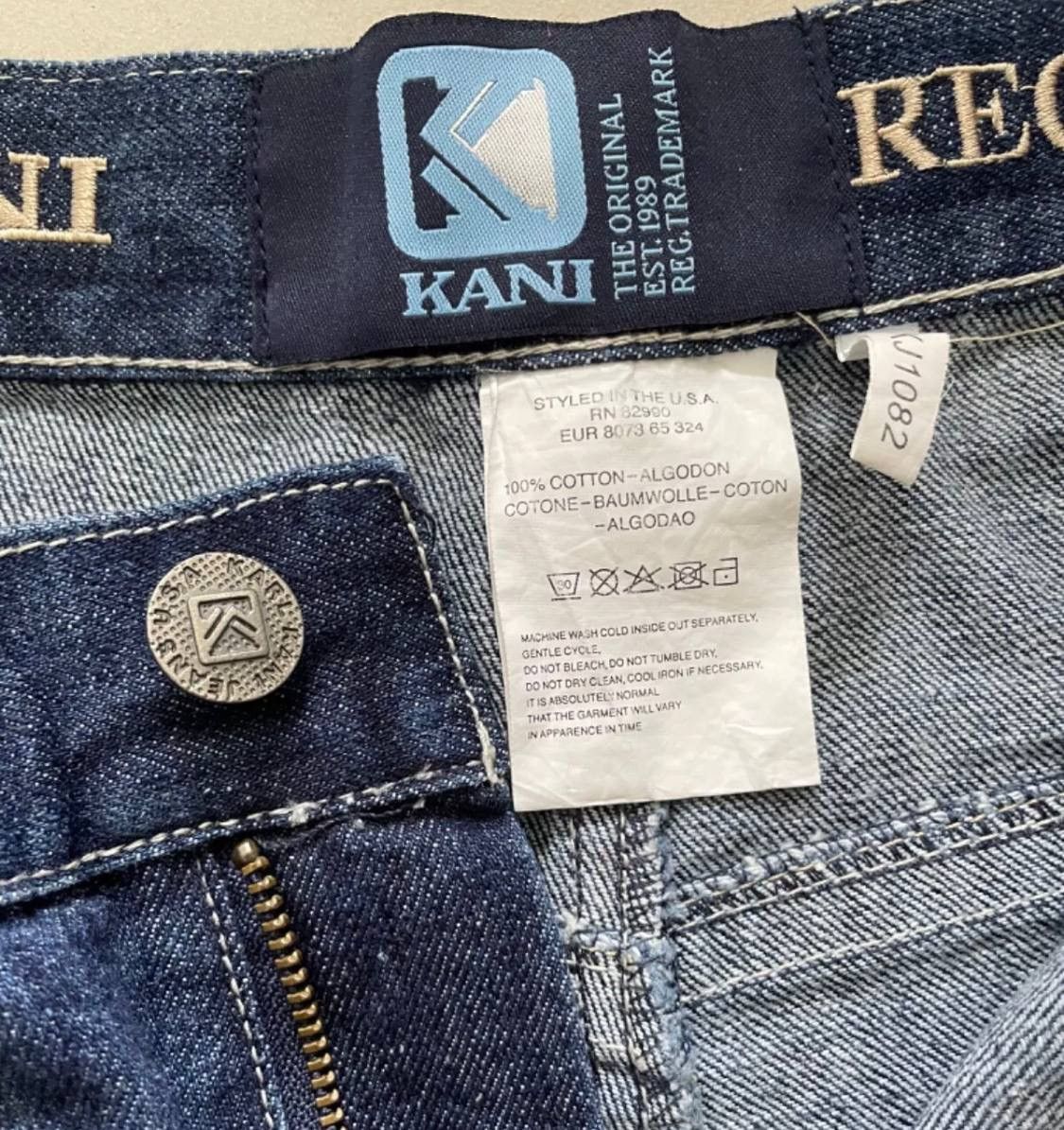 Karl Kani Vintage KARL KANI Denim Shorts Baggy Fit US36 Size US 36 / EU 52 - 7 Thumbnail