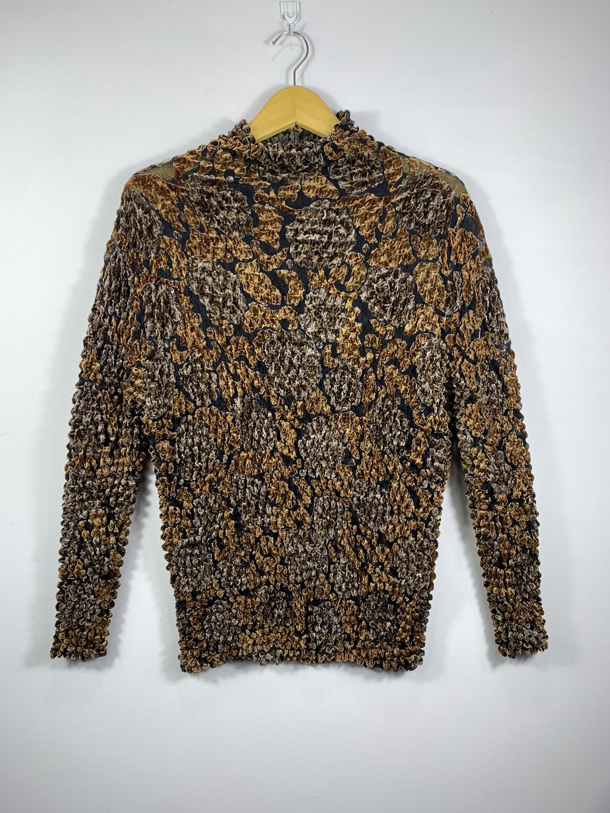 Issey Miyake Rave Wear Spider Shibori Top Shirt Corrose Style Size US M / EU 48-50 / 2 - 1 Thumbnail