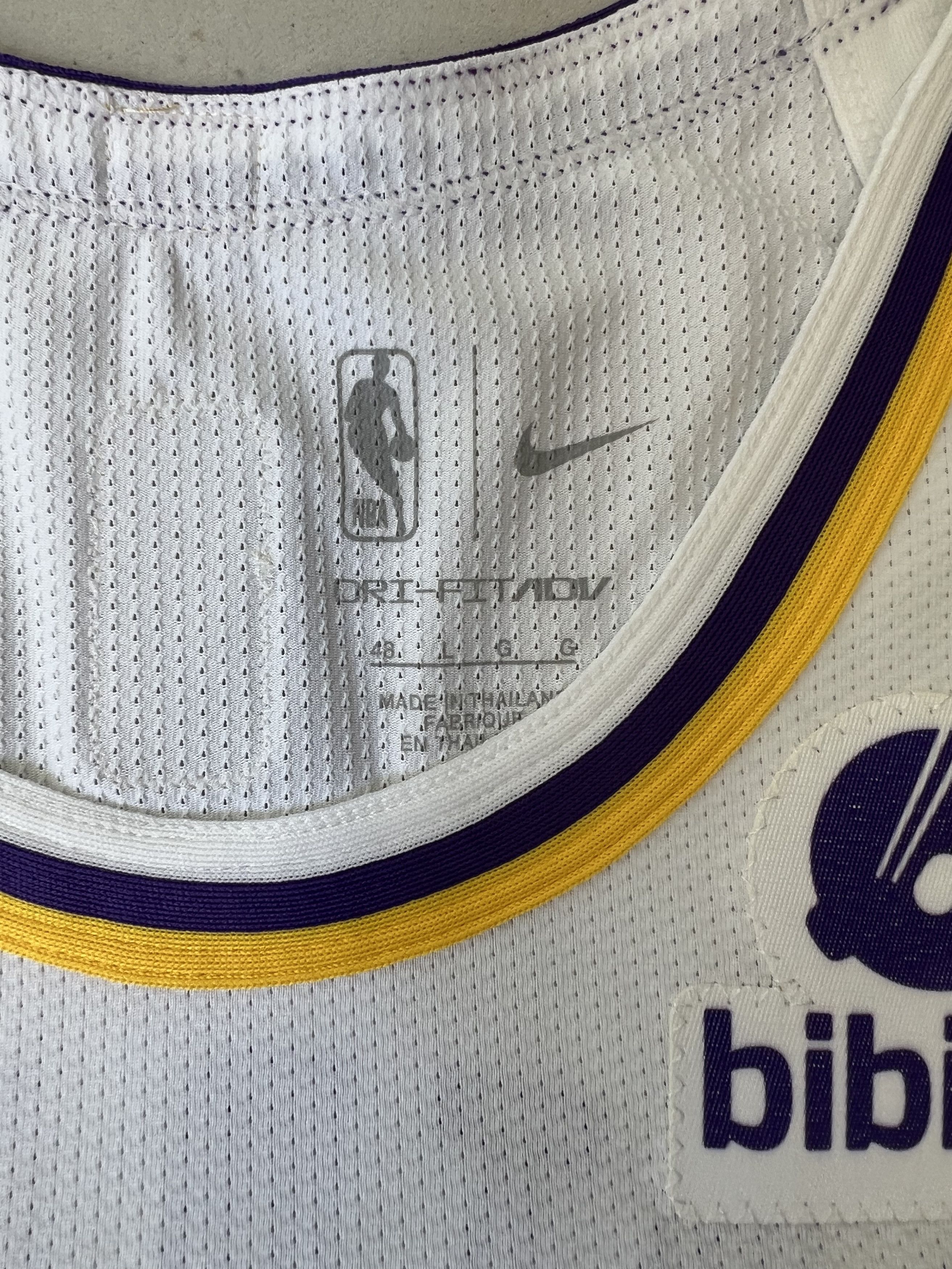 NBA × Nike Russell Westbrook Los Angeles Lakers NBA Authentic Jersey Size US L / EU 52-54 / 3 - 3 Thumbnail