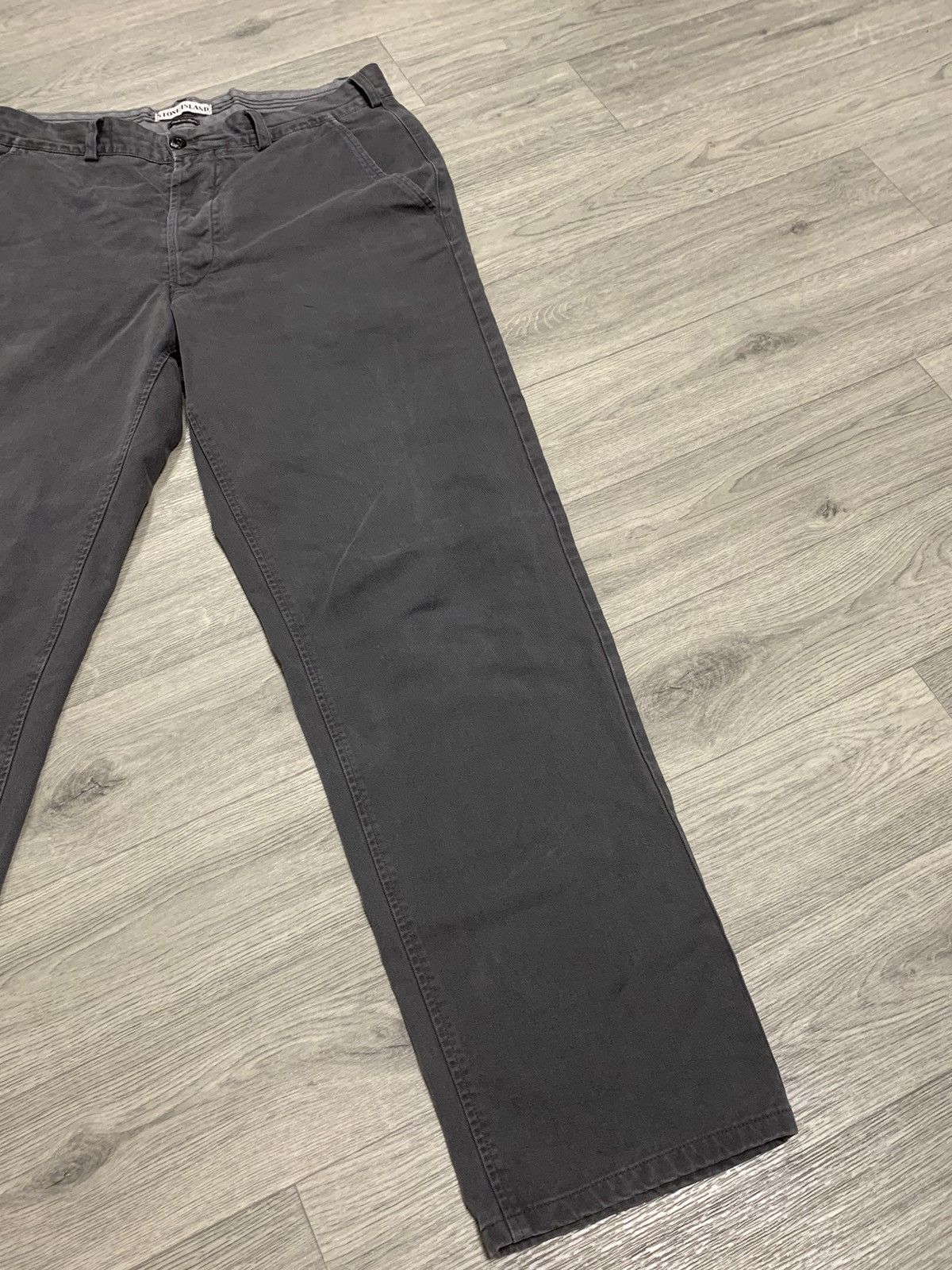 Stone Island Stone Island rare vintage grey casual pants Size US 36 / EU 52 - 2 Thumbnail