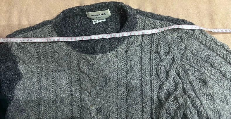 Thom Browne Thom browne Sheep and horse hair sea hair hemp knitted swea Size US XL / EU 56 / 4 - 7 Thumbnail