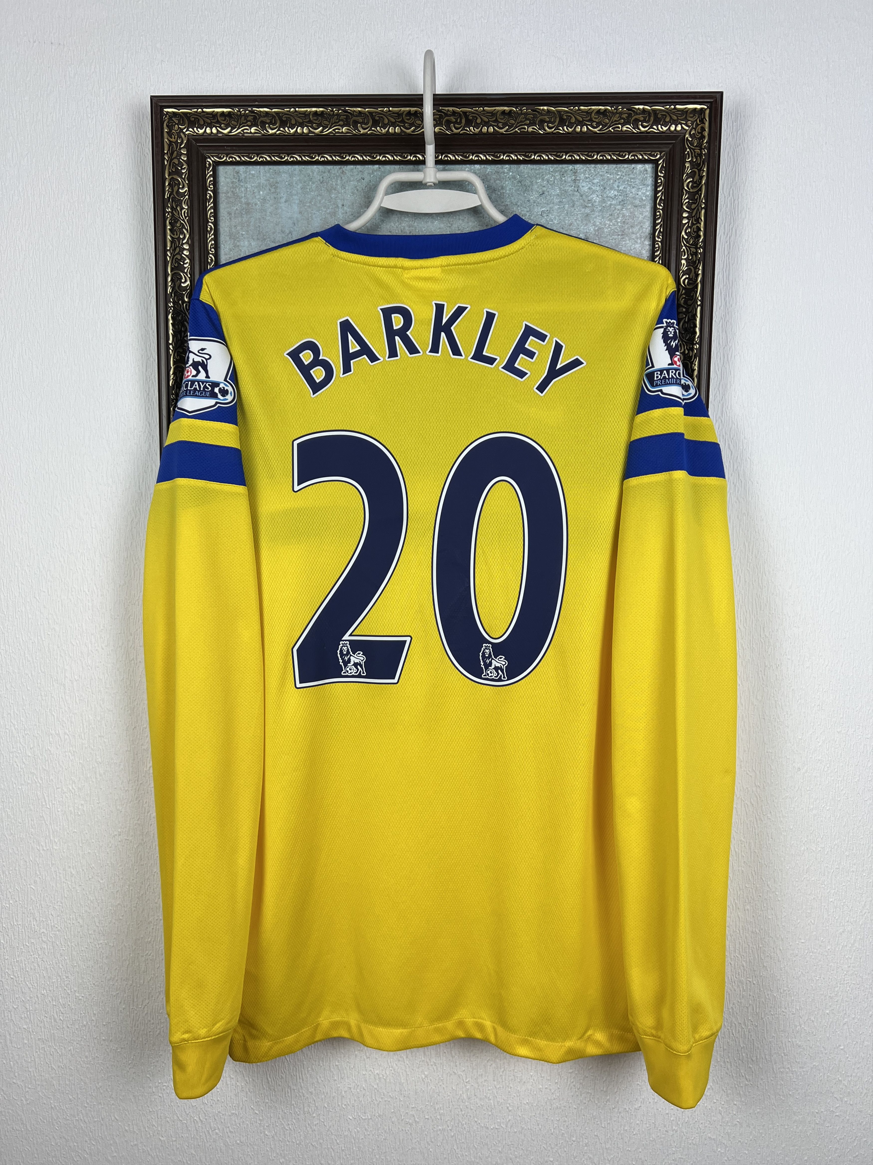 Nike Everton Football Shirt Soccer #20 Barkley Long Sleeve Jersey Size US S / EU 44-46 / 1 - 1 Thumbnail