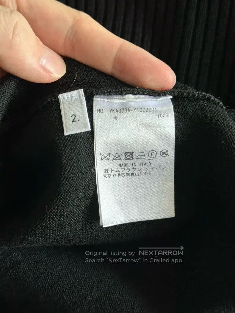 Thom Browne Thom Browne Black Limited Edition Sweater Size US M / EU 48-50 / 2 - 4 Thumbnail