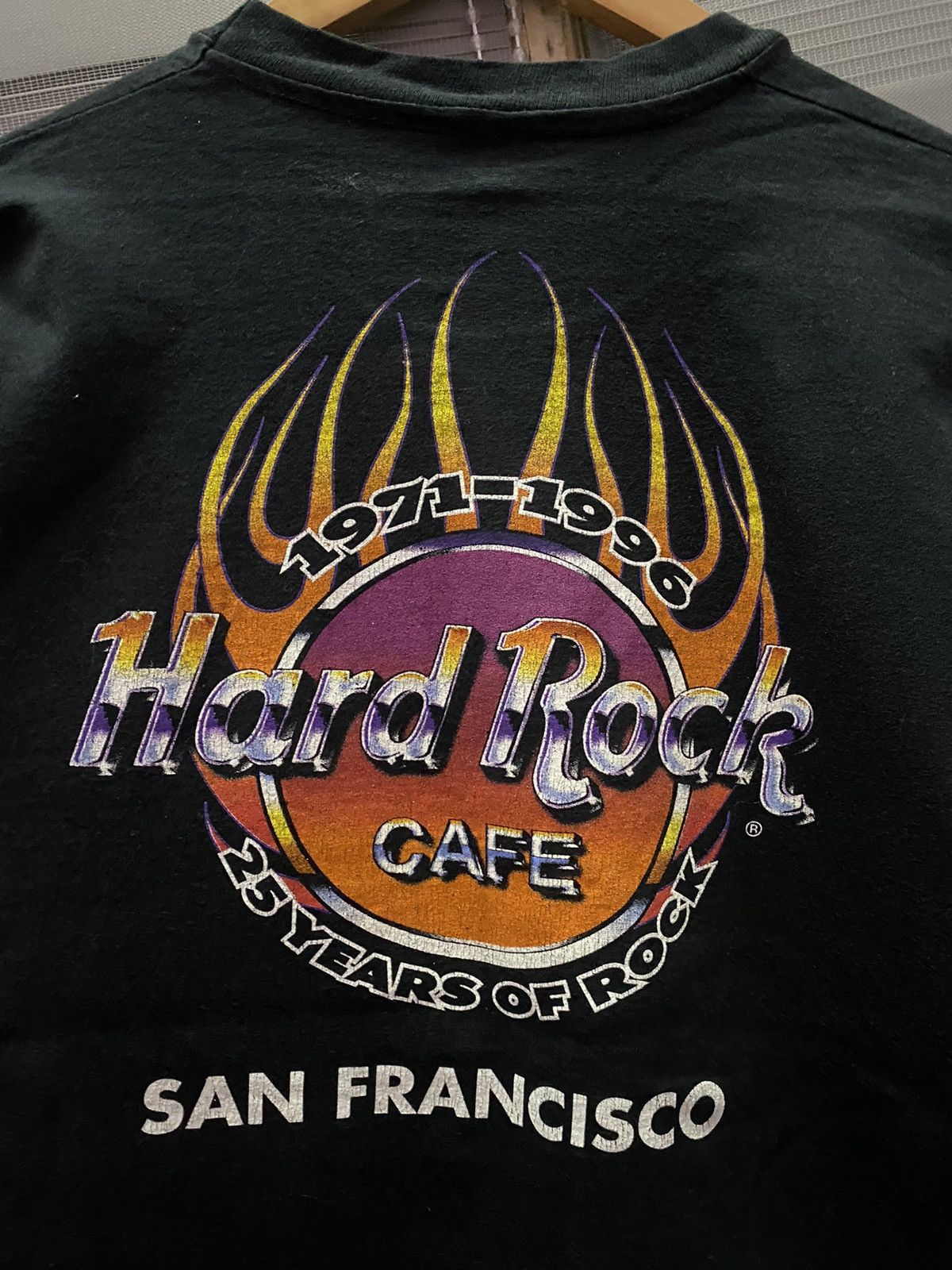 Hard Rock Cafe Vintage 90s Hard Rock Cafe Flames San Francisco Size US M / EU 48-50 / 2 - 3 Thumbnail