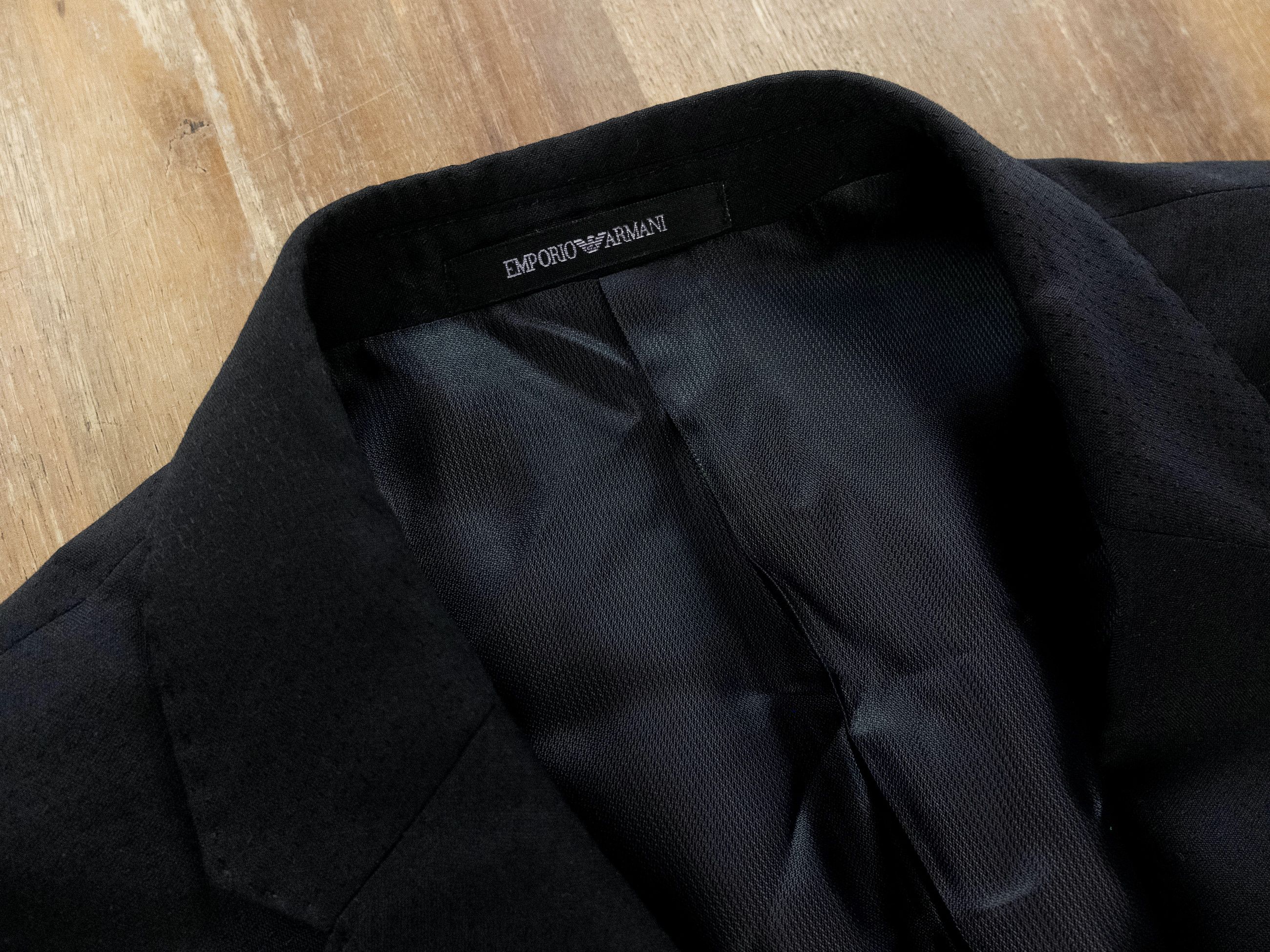 Emporio Armani EMPORIO ARMANI M-line dark blue wool suit Size 42 US / 52 IT Size 42R - 4 Thumbnail