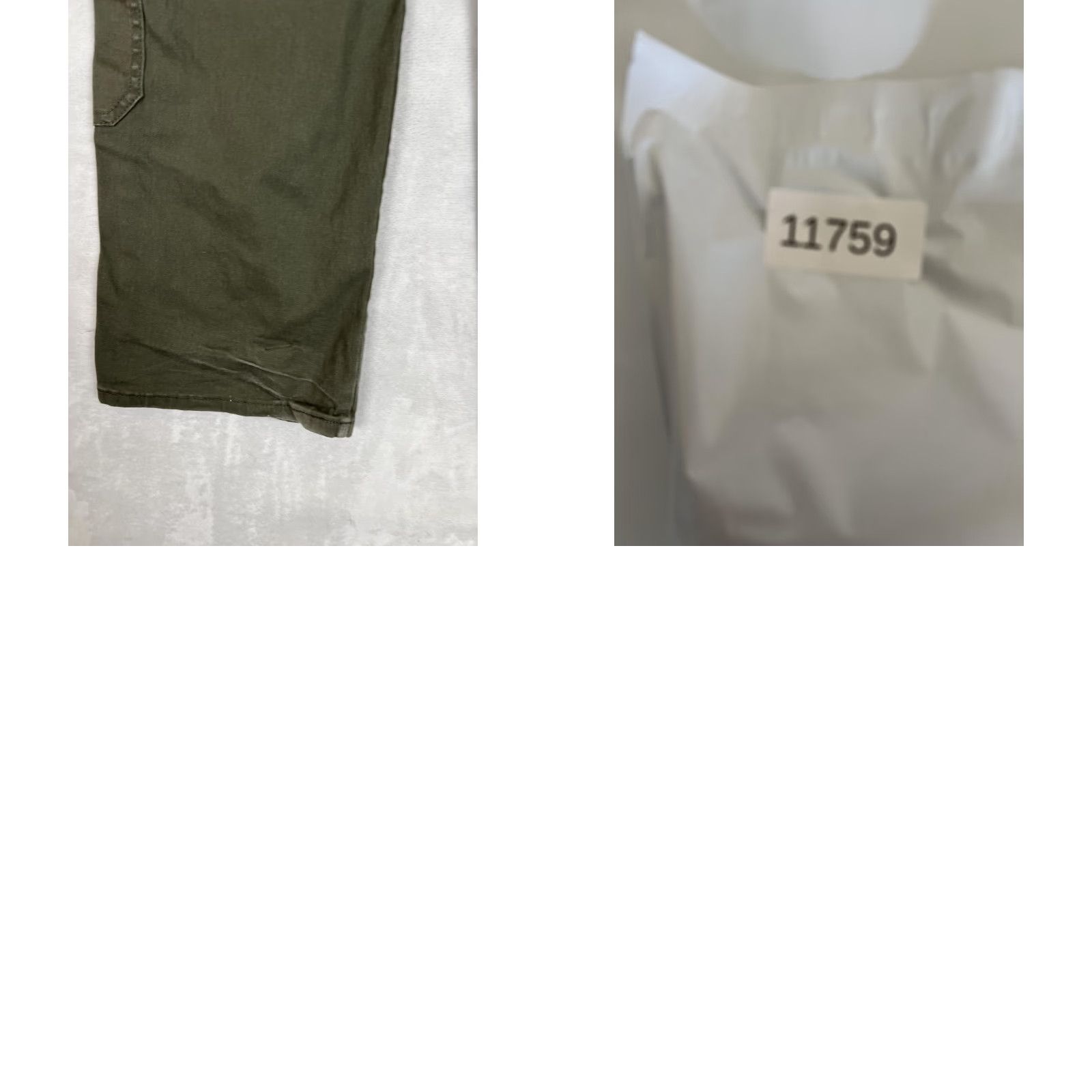 Hot Topic Hot Topic Juniors Cargo Pants Green Twill Straight Leg Pockets 3 Casual Utility Jeans Size 26" / US 2 / IT 38 - 8 Thumbnail