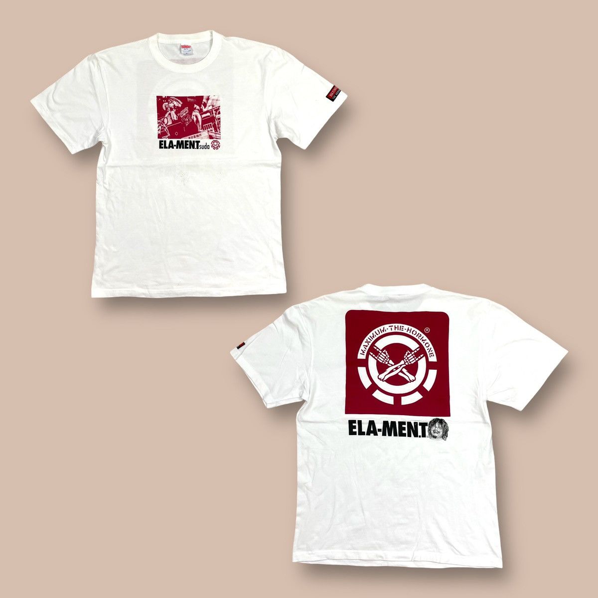 Band Tees Maximum Of Hormone "ELA-MEN.Tsuda" Tee Size US XL / EU 56 / 4 - 1 Thumbnail