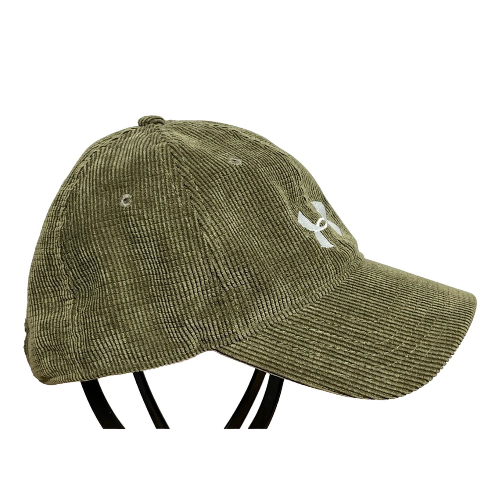 Under Armour Under Armour Corduroy Hat Strap Back Military Green Army L Size ONE SIZE - 3 Thumbnail