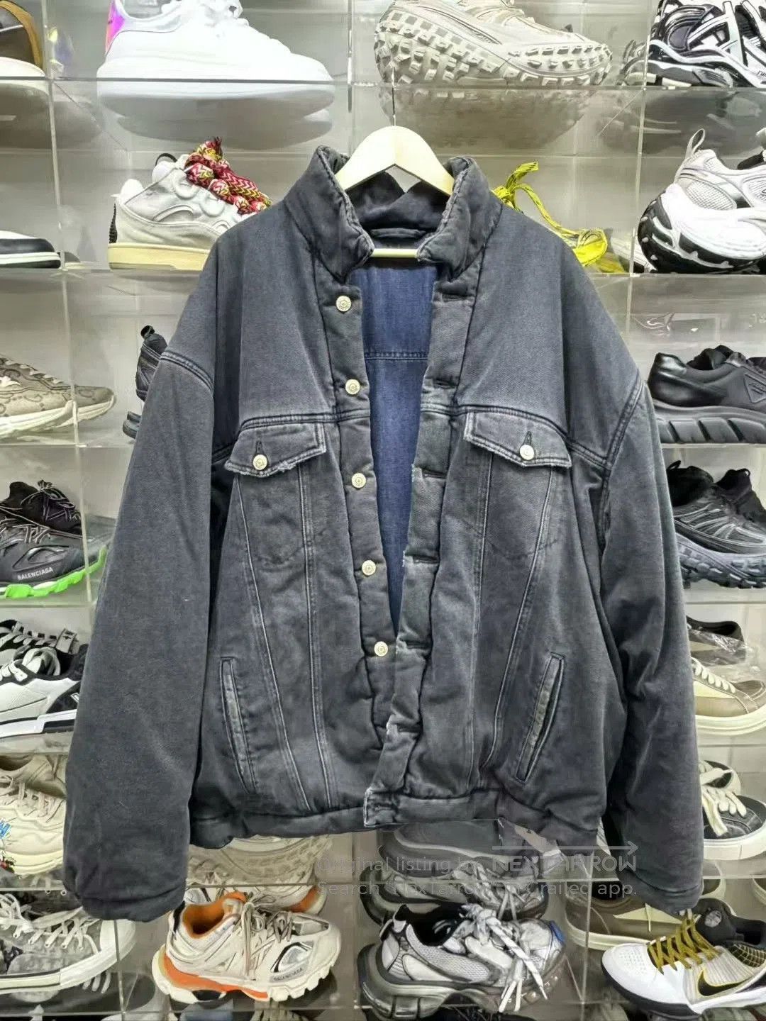 Balenciaga balenciaga color-block oversized denim jacket. Size US M / EU 48-50 / 2 - 4 Thumbnail