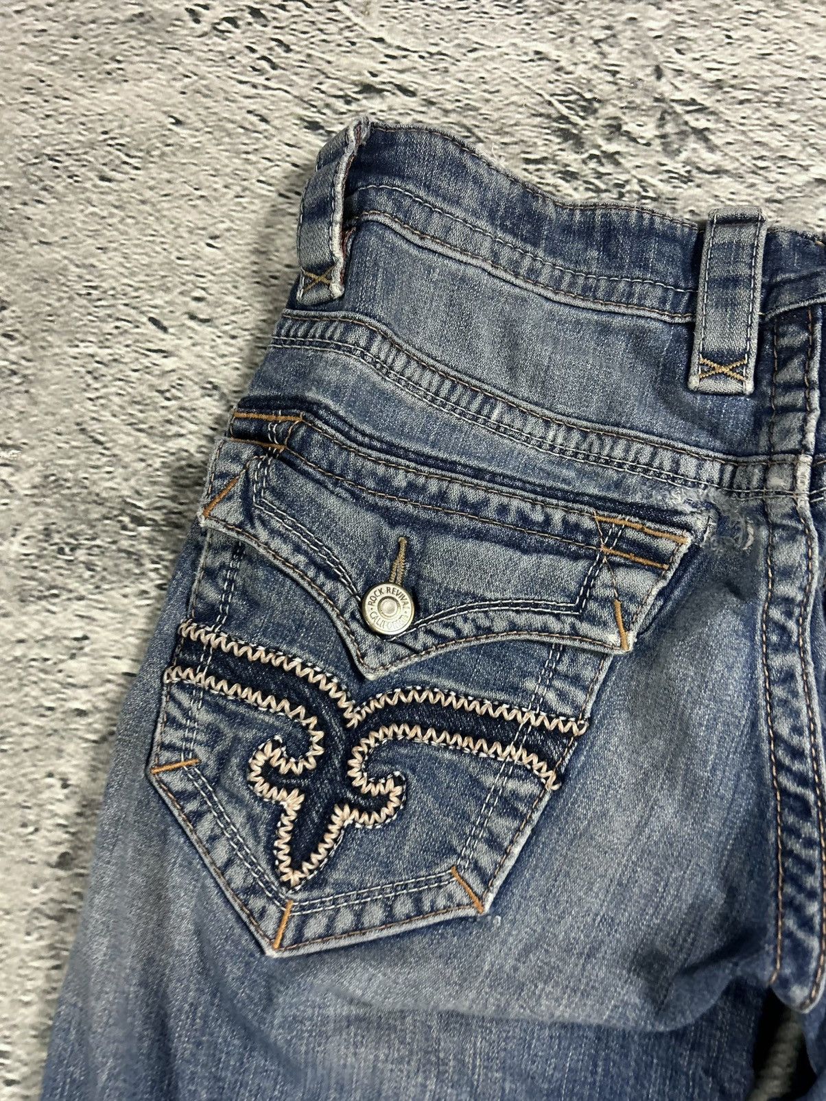 Rock Revival Rock Revival vintage blue jeans Y2K flared Tapy Size US 31 - 3 Thumbnail