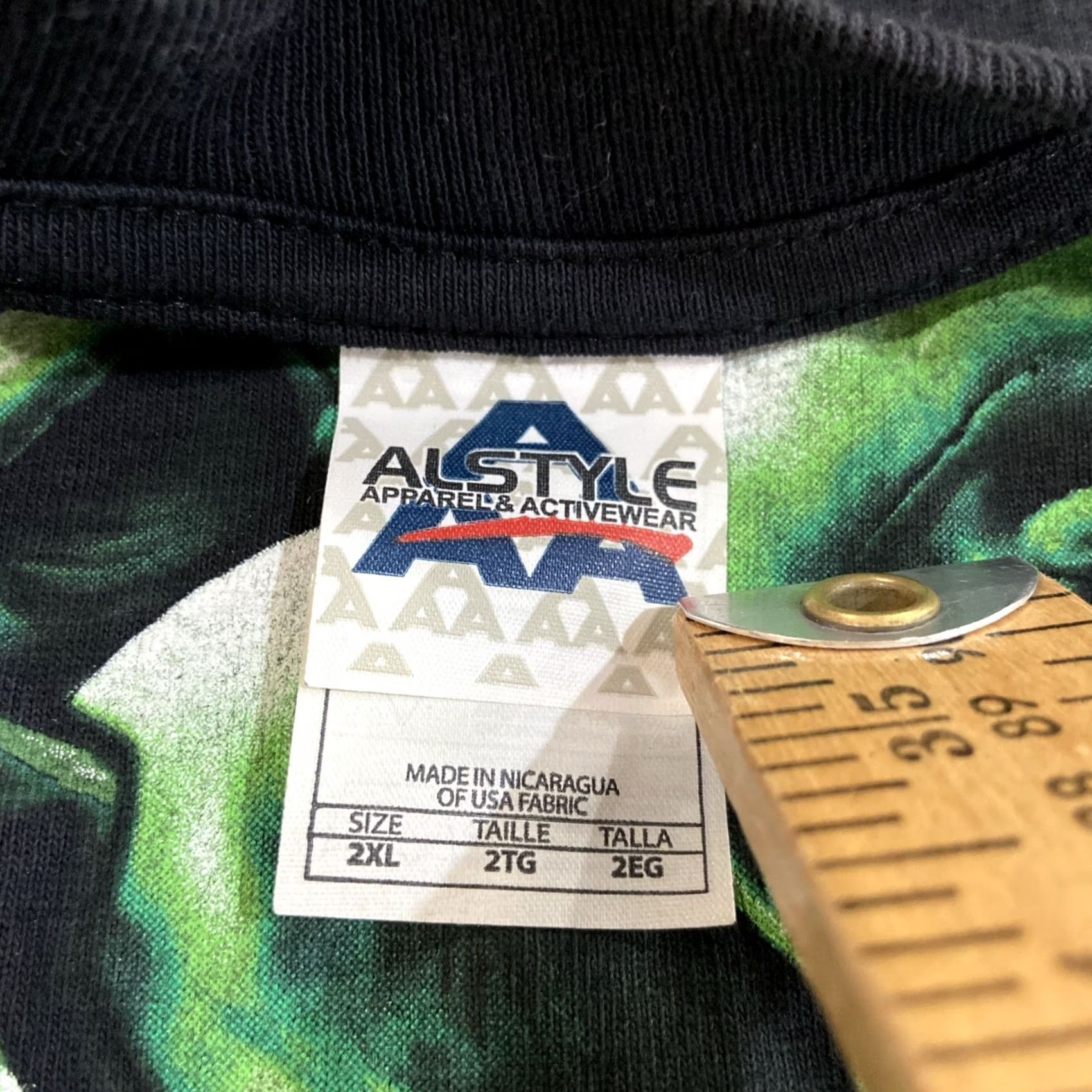 Liquid Blue Liquid Blue T-Shirt 2XL Men Blue Skull 90s Y2K Style AOP Graphic Shirt Size US XXL / EU 58 / 5 - 3 Thumbnail