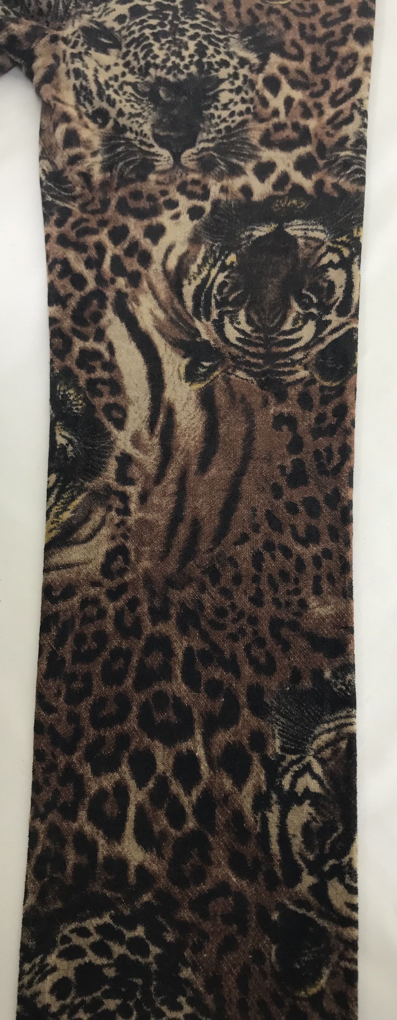 Japanese Brand Japanese Tiger & Leopard 3D Printed Velvet Skinny Pants Size 26" / US 2 / IT 38 - 11 Thumbnail