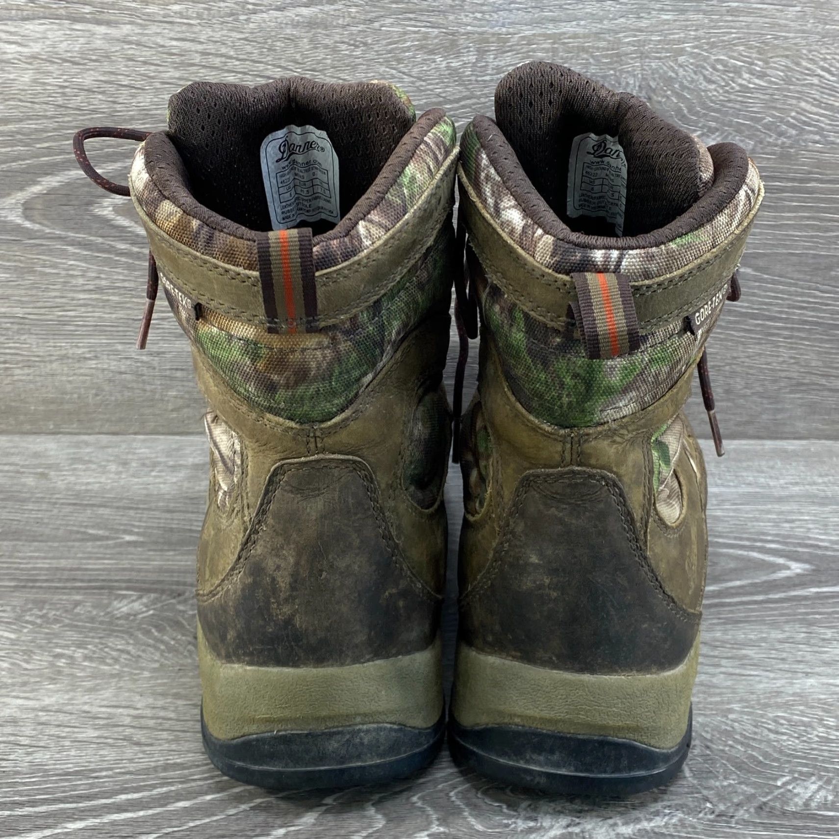 Danner Danner High Ground Mens 8 Brown Camo Real Tree Xtra Gore-Tex Boots Hunting Hiking Winter Gore-Tex Leather Brown Real Tree Xtra Camouflage Mens Boots Size US 8 / EU 41 - 7 Thumbnail