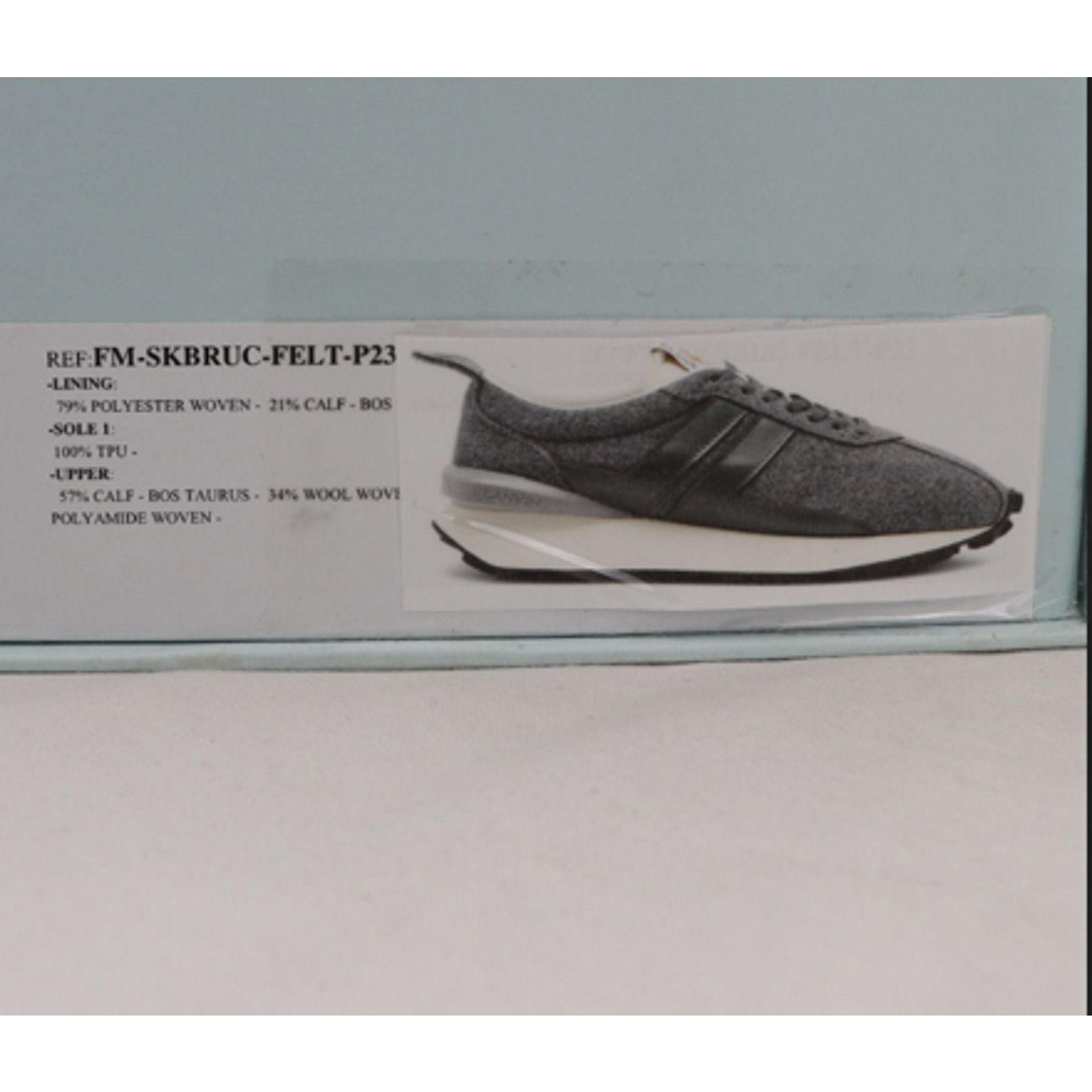 Lanvin o1rshd1 Bumpr Sneaker in Dark Grey Size US 10 / EU 43 - 11 Thumbnail