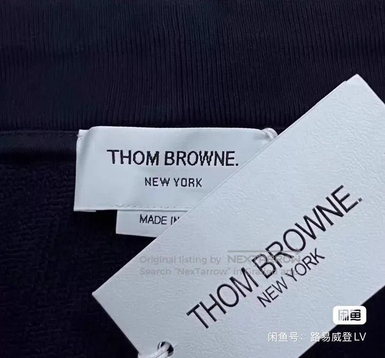 Thom Browne Thom Browne Navy Blue Side Striped Knit Sporty Casual Trou Size 25" / US 0 / IT 36 - 3 Thumbnail