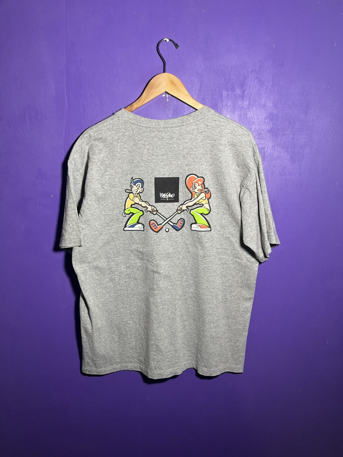 Mossimo Vintage 90s Mossimo swingers golf t-shirt Size US L / EU 52-54 / 3 - 2 Thumbnail