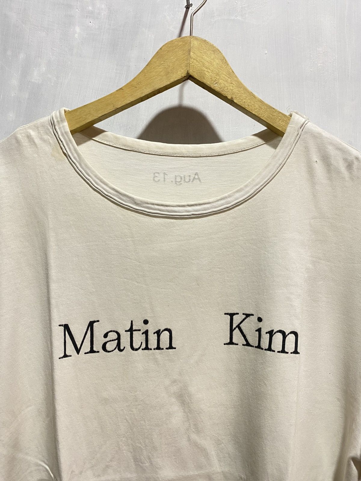 Matin Kim Matin kim design studio logo tshirt Size US L / EU 52-54 / 3 - 2 Thumbnail