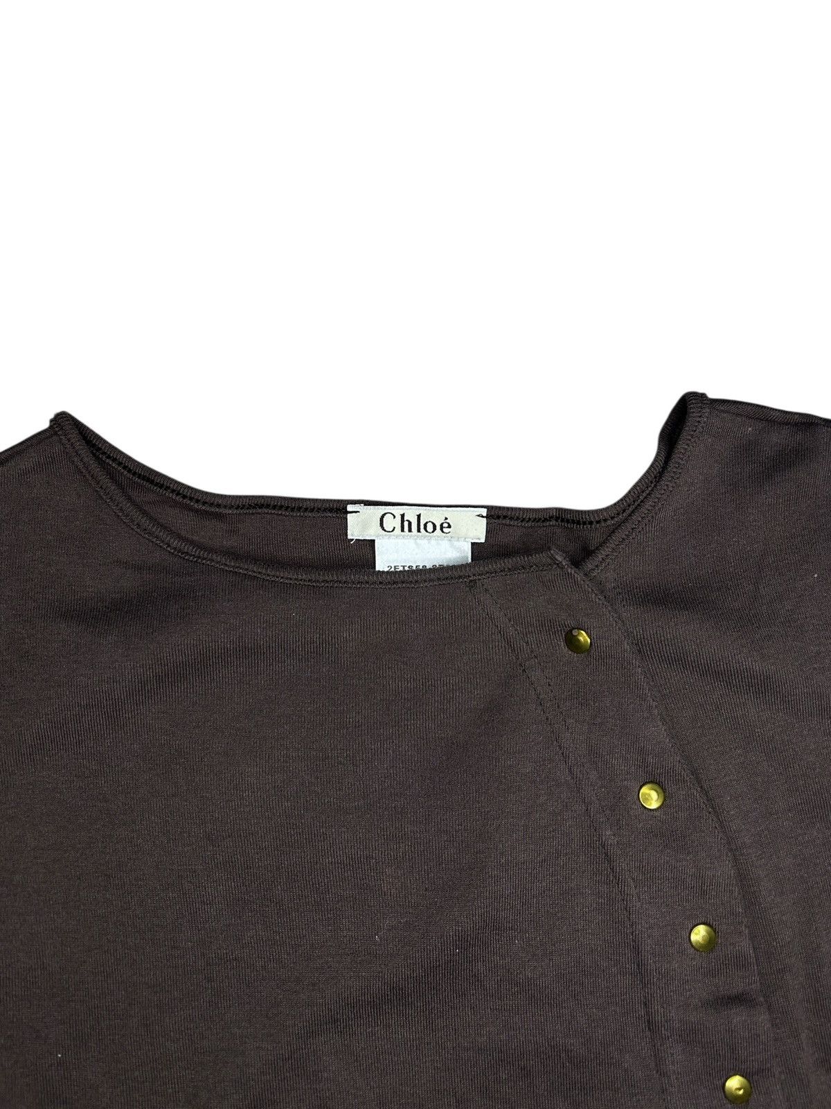 Chloe S/S 02 by Phoebe Philo Snap Button T-Shirt Size S / US 4 / IT 40 - 3 Thumbnail