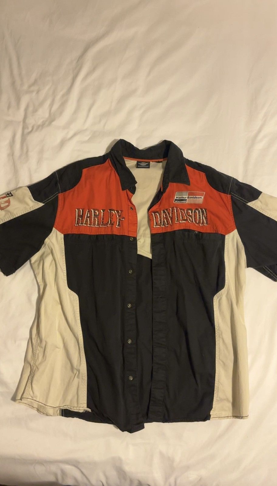Harley Davidson Harley Davidson Button Up Shirt- Size Xl Size US XL / EU 56 / 4 - 1 Thumbnail