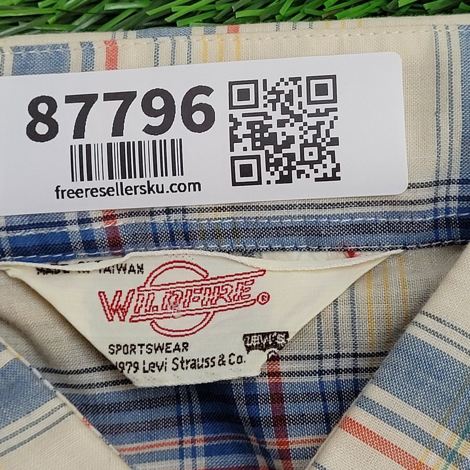 Levi's VTG LEVIS Wildfire Button Shirt M/L Madras Plaid 70s 80s Size US L / EU 52-54 / 3 - 10 Thumbnail